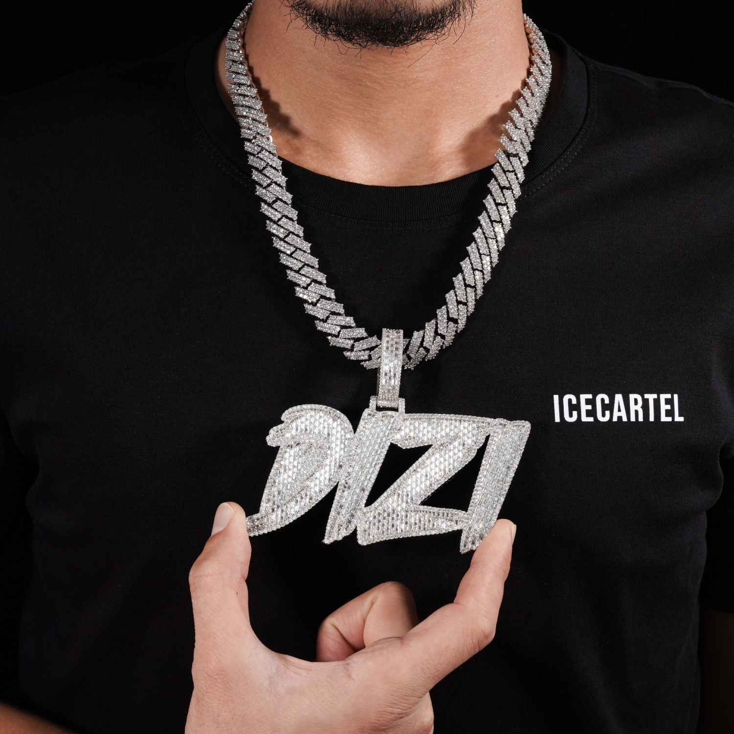 DIZI Custom Moissanite Pendant 14K Gold、mySite、hinf8tx79