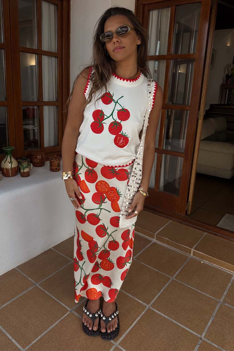 Tomato Knit Tank、mySite、solidvoid