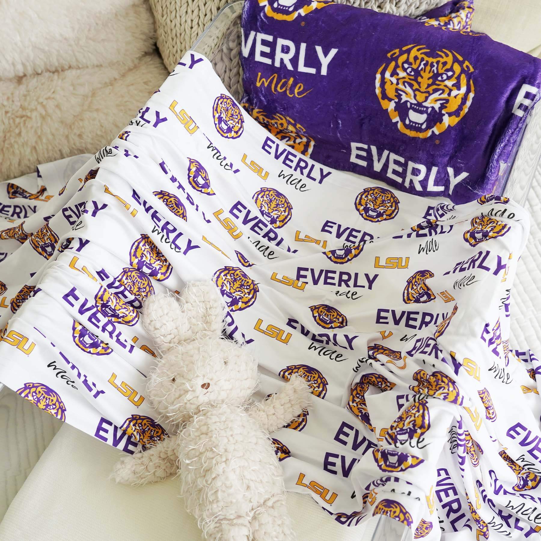  Louisiana State University | LSU Personalized Swaddle、mySite、layawaytickets