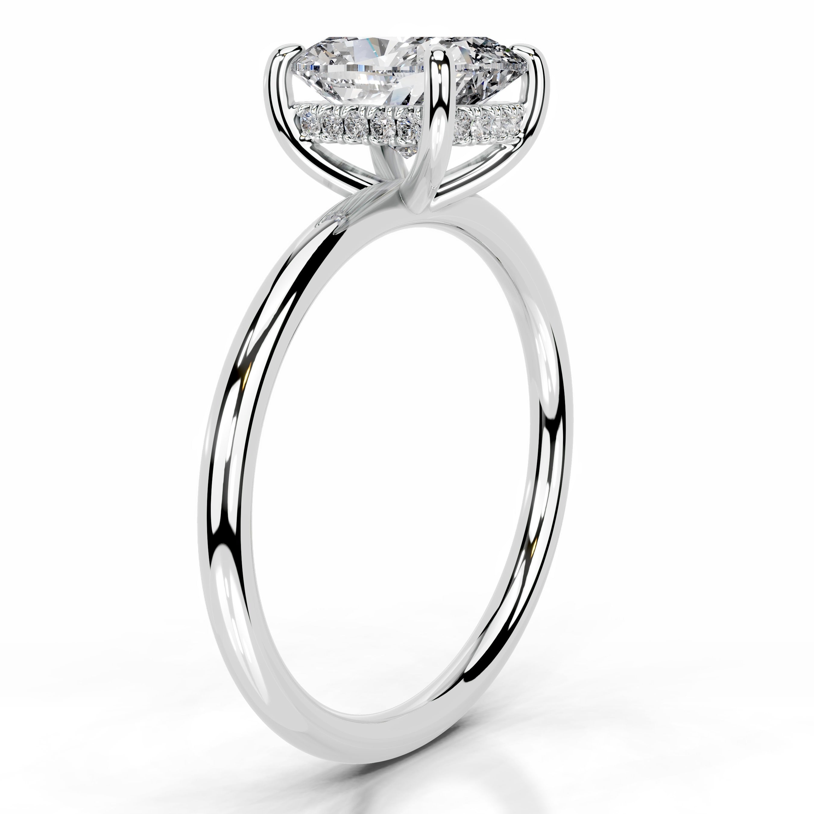 Willow Lab Grown Diamond Ring - 18K White Gold、mySite、hinf8tx79