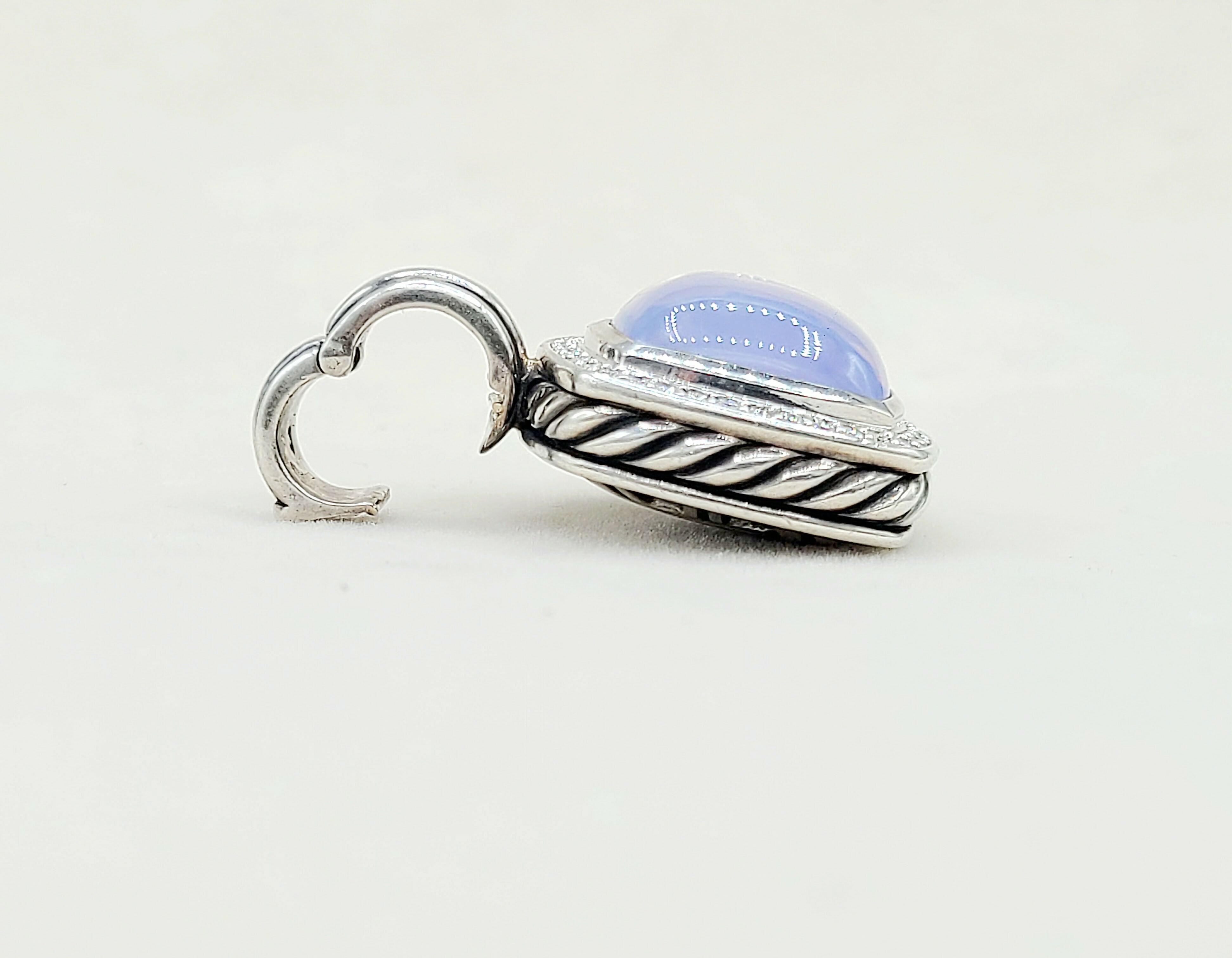 David Yurman Albion Pendant 14mm Lavender Moon Quartz、mySite、hinf8tx79