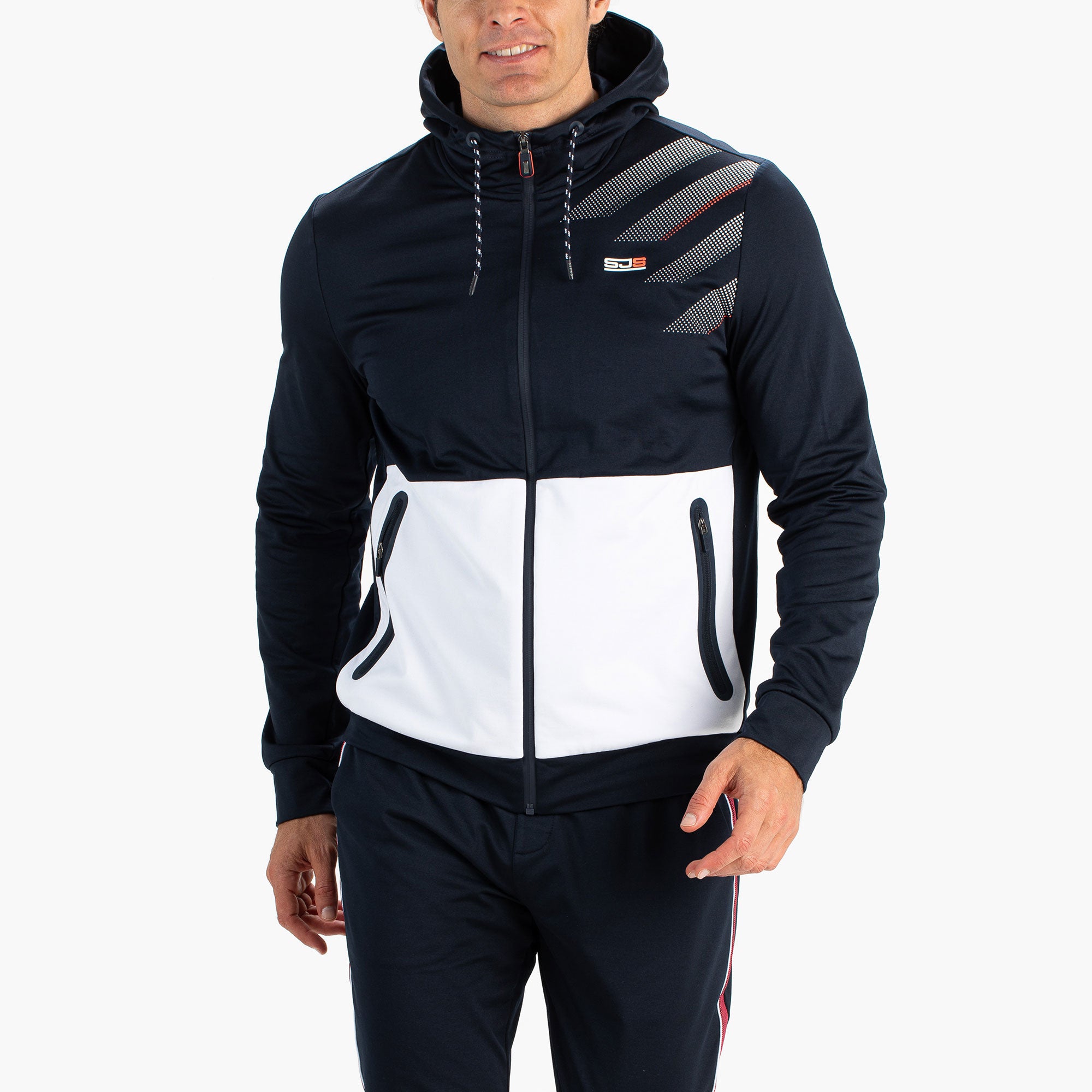 Sjeng Sports Ayden Men's Hooded Tennis Jacket、mySite、neckold