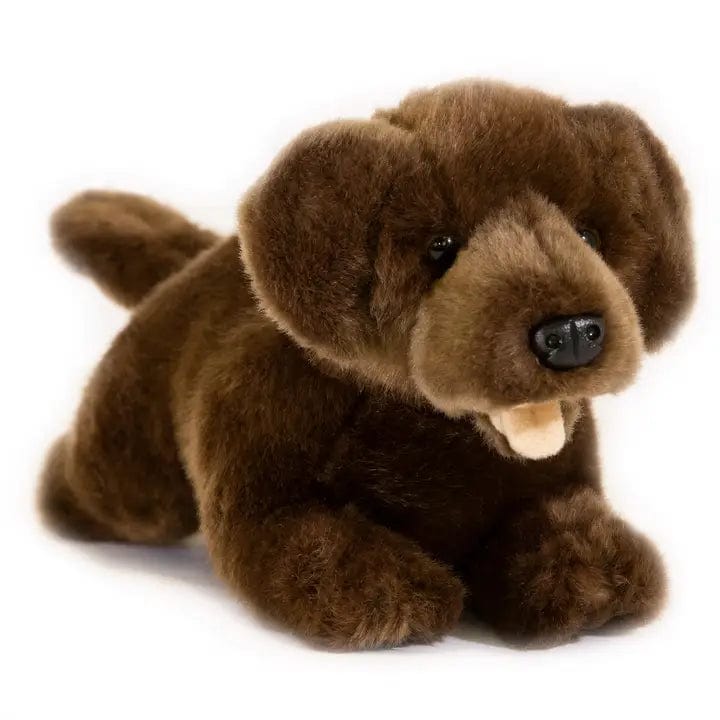 Chocolate Labrador Puppy Plush Small Realistic、mySite、g9winljtr