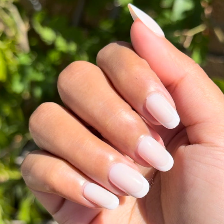 Classic French | Short | Round - Tab Press-On、mySite、solidvoid