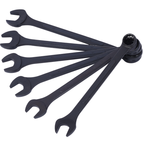 Jumbo Combination Wrench Set extra large, Metric, 11-piece, 34 to 50mm,Black Oxide, with Pouch、、eastwooduniform