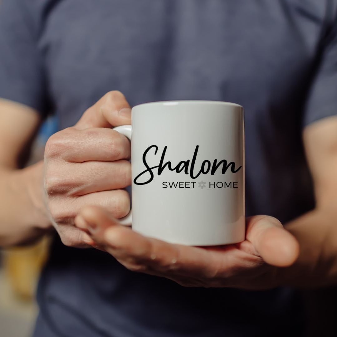  Shalom Sweet Home 15 oz. Coffee Mug、mySite、elrpsem3k