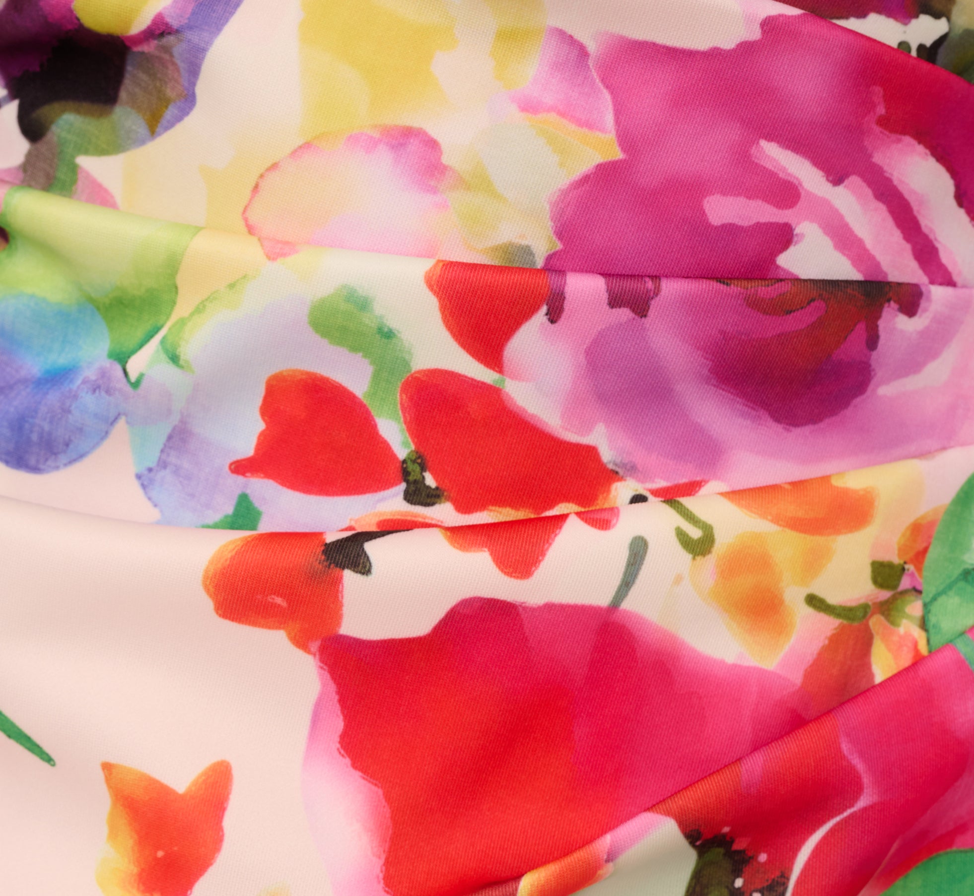 One Shoulder Rosette Floral Sheath Dress In Pink Multi、mySite、solidvoid