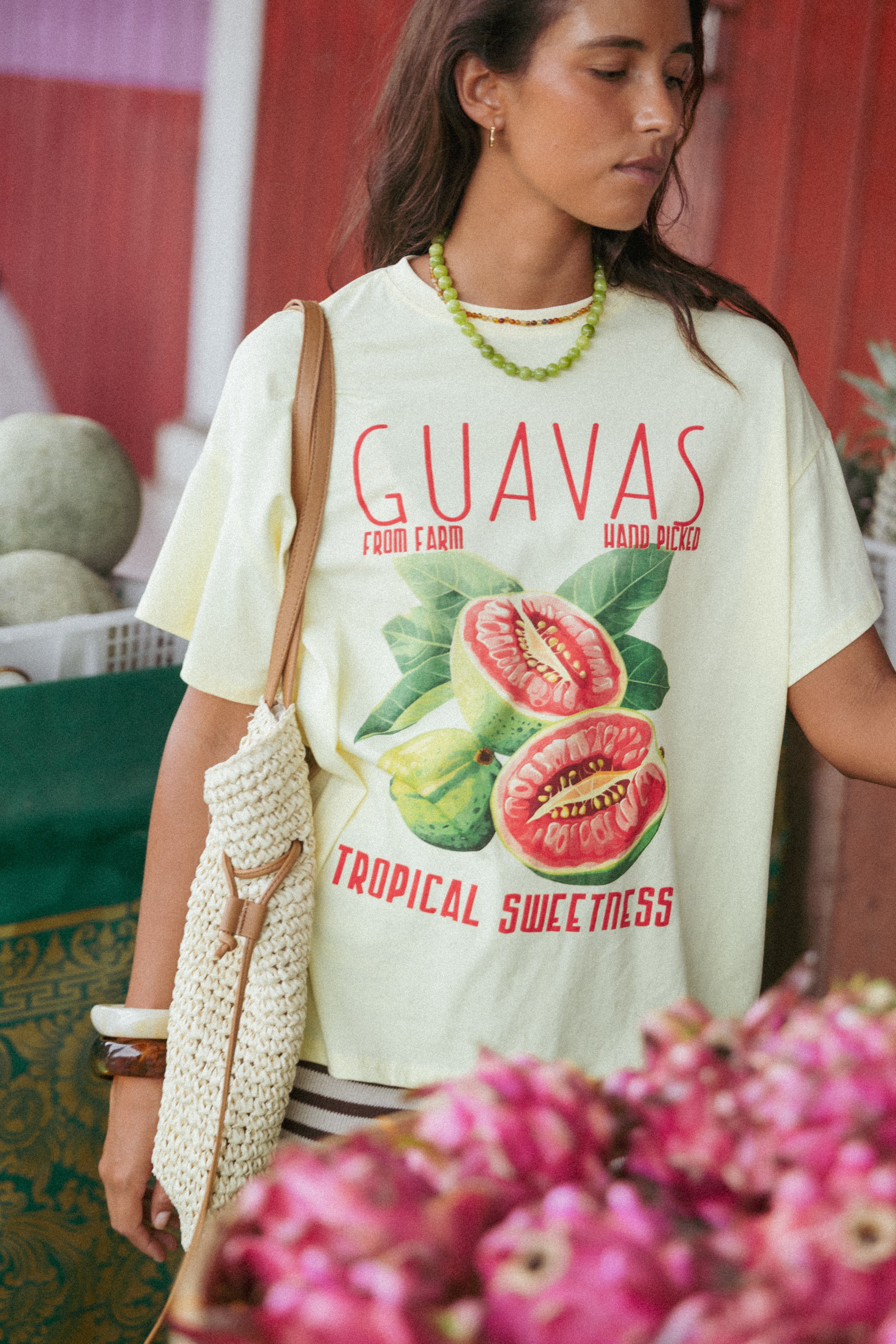  Guavas Graphic Tee - Pale Yellow、mySite、sugarbowlscore