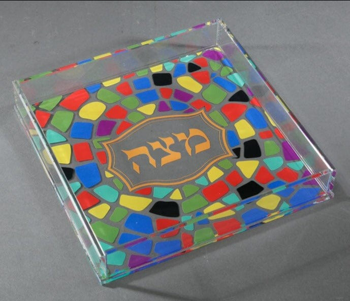Colorful Glass Abstract Matzah Box、mySite、topwebapps