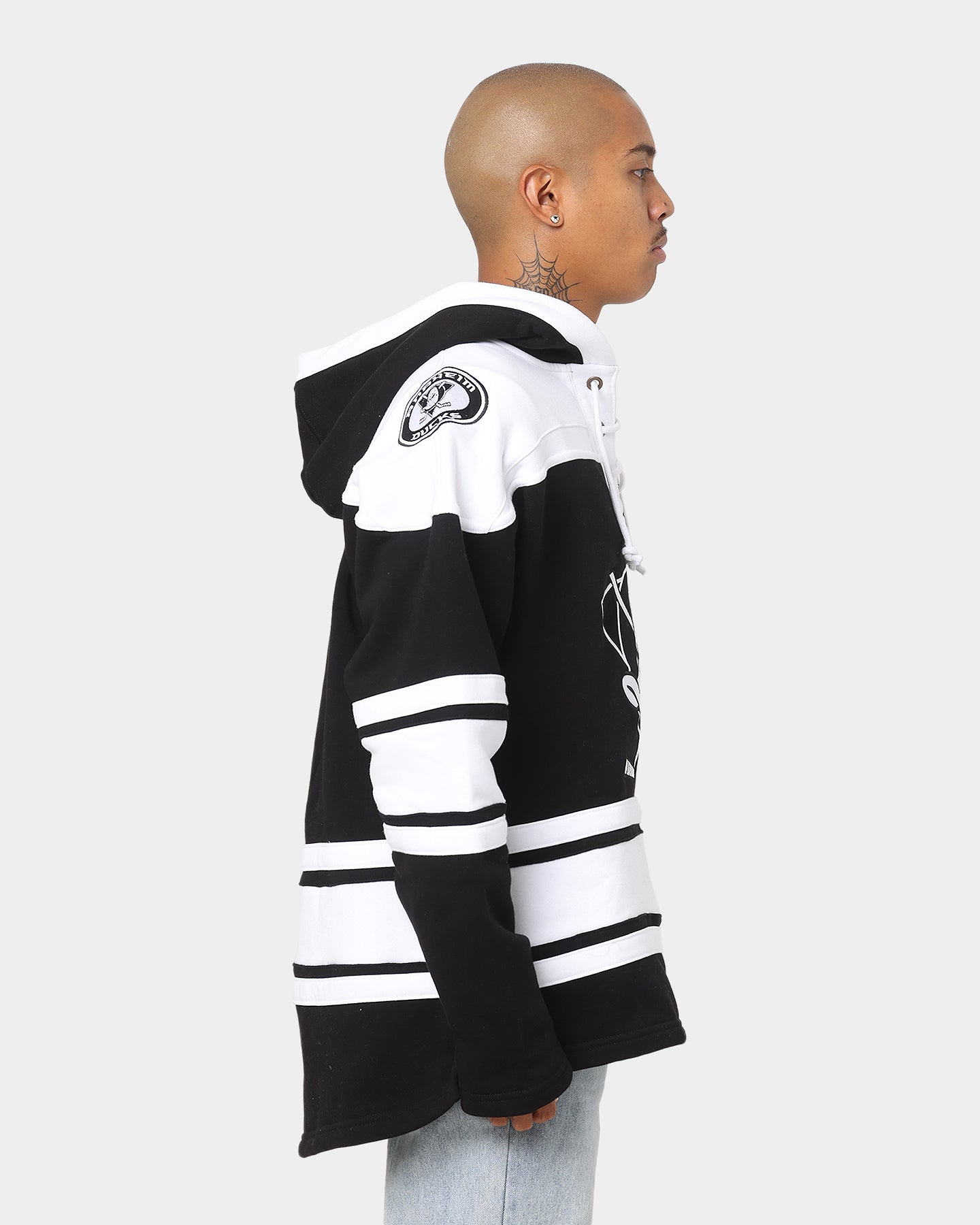 47 Brand Anaheim Ducks NHL Superior '47 Lacer Hoodie Jet Black、mySite、zt4zffjzw