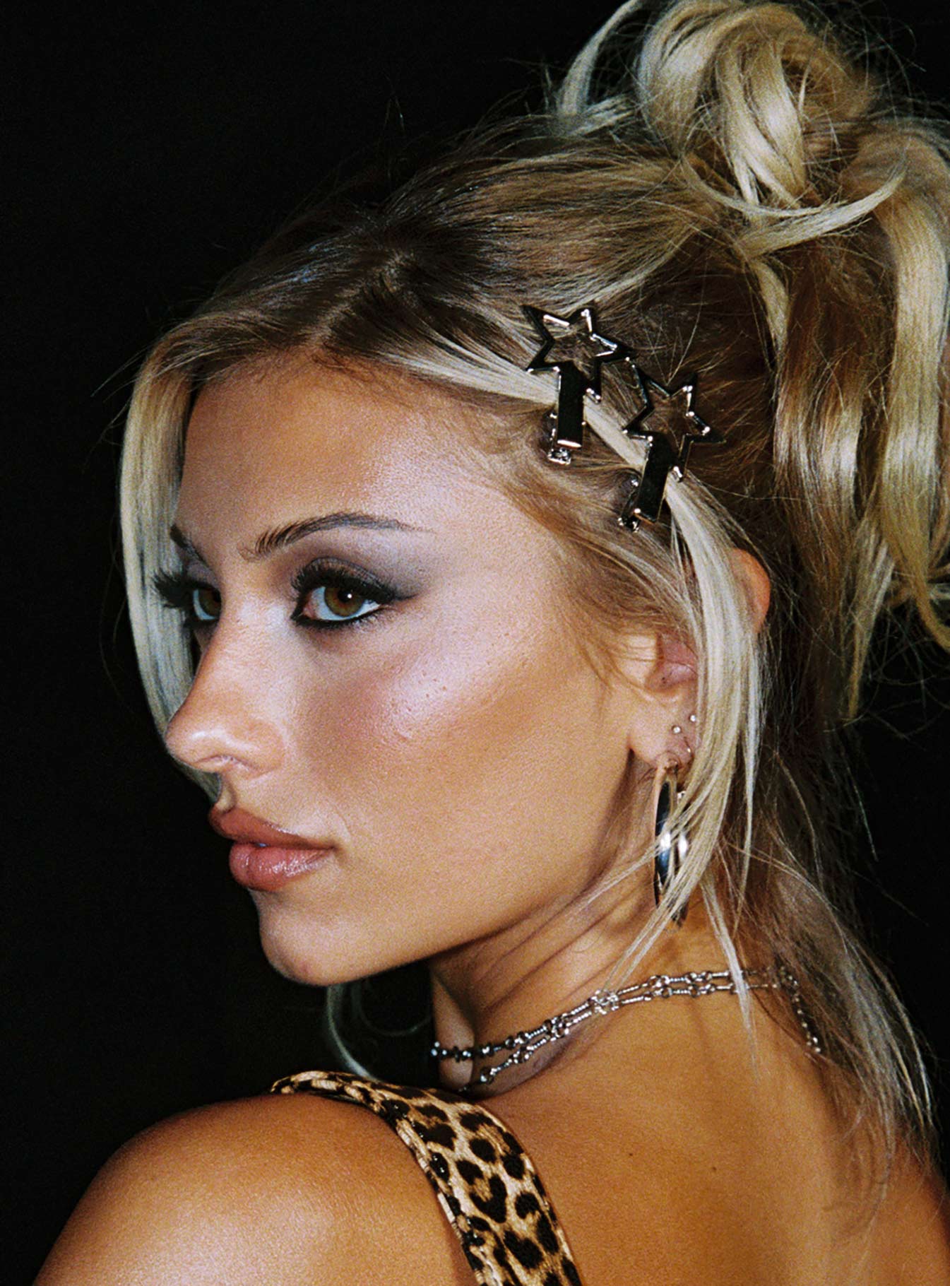 Star Studded Hair Clip Pack Silver、mySite、solidvoid