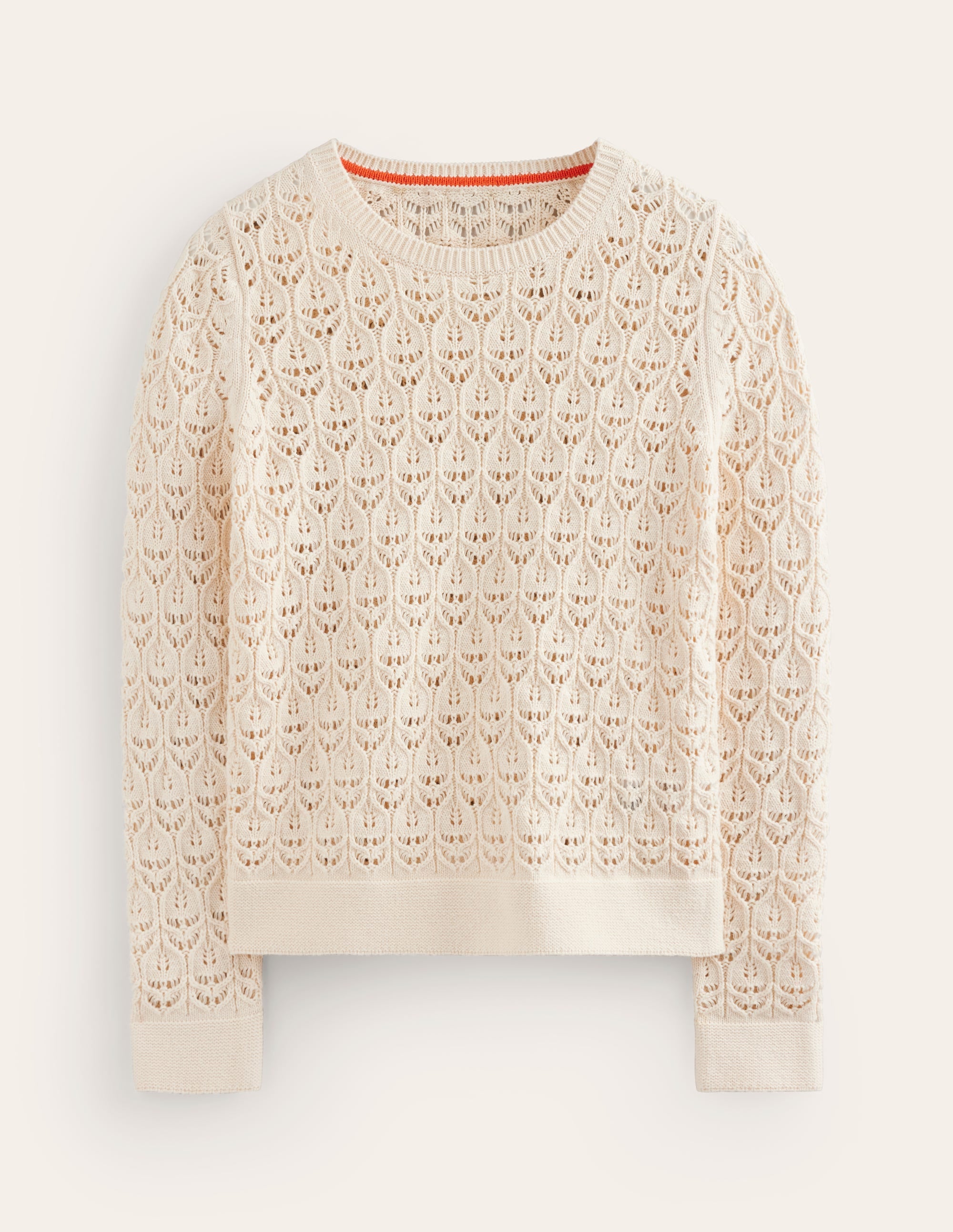 Crochet Knit Jumper-Warm Ivory、mySite、ashleygrahame