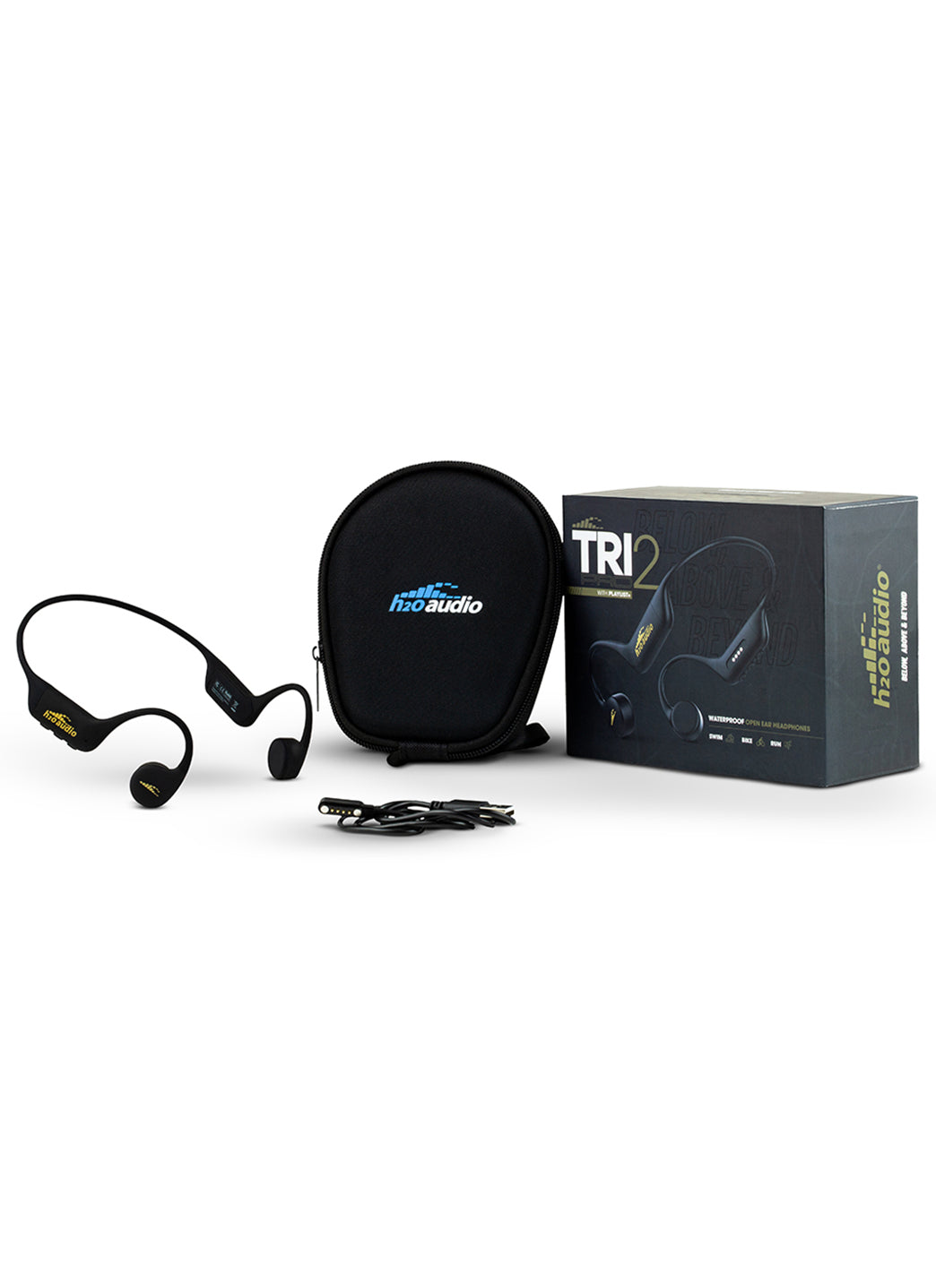 H2O Audio TRI 2 Multi-Sport Headphones with BT & MP3 & Playlist+、mySite、noshort