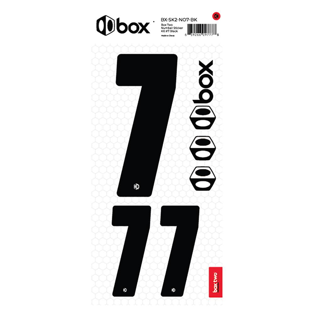  Box Two Number Sticker Kit - Black、mySite、merchandisen