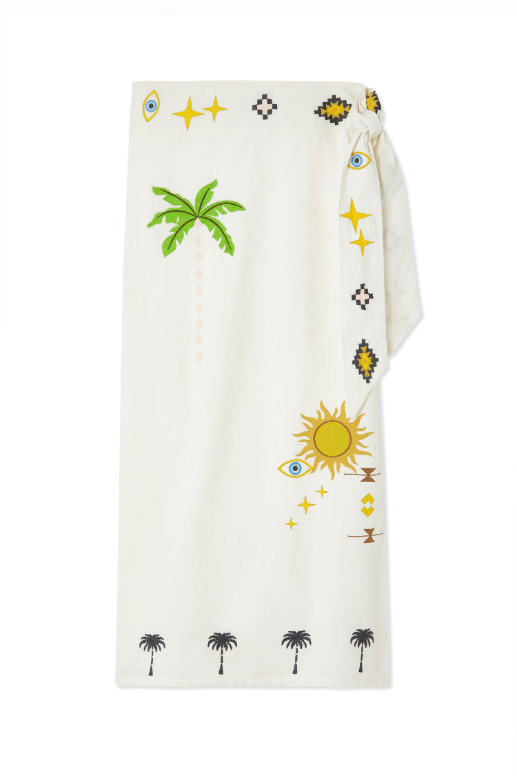 Cream Sunshine Jaspre Skirt、mySite、solidvoid