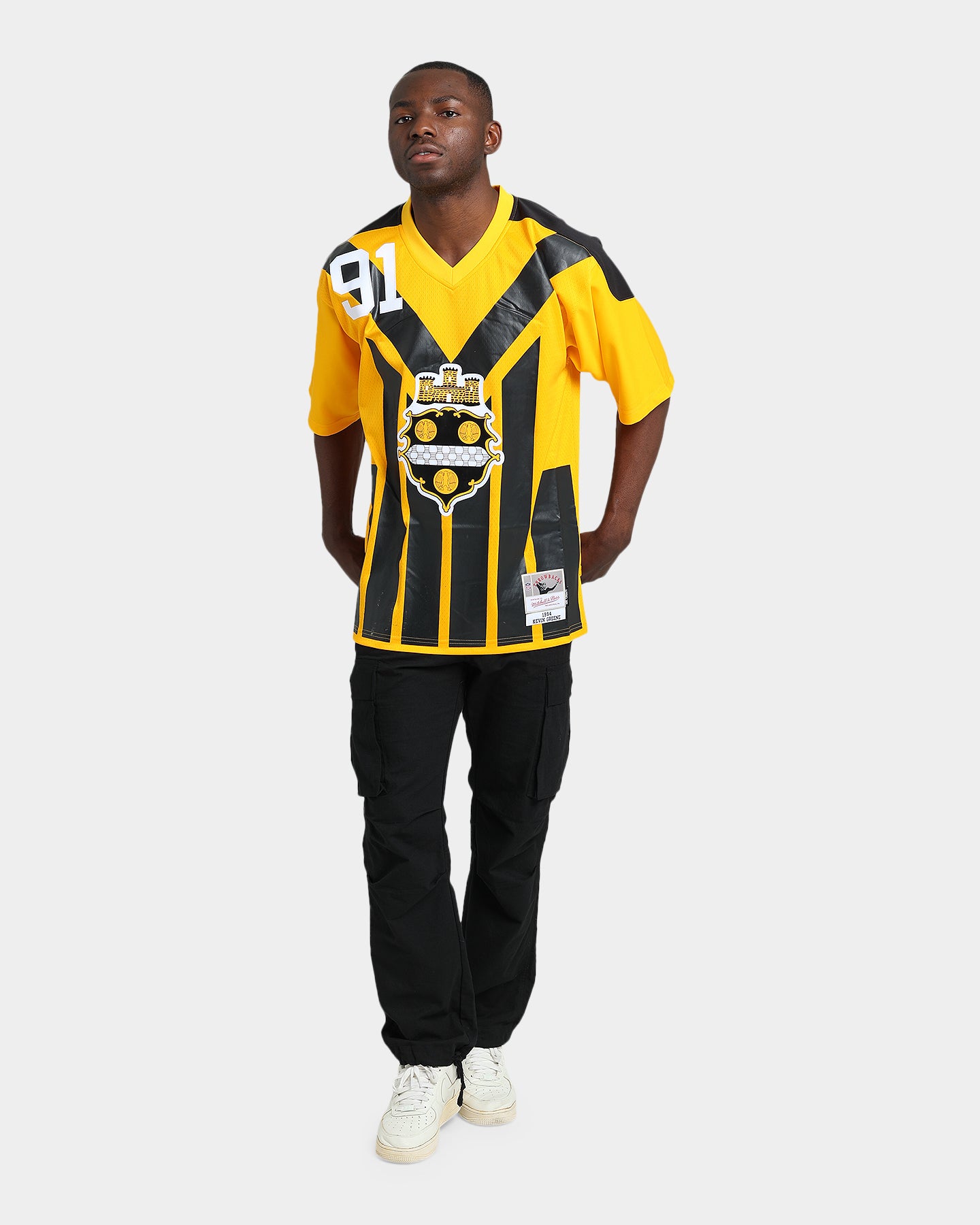 Mitchell & Ness Pittsburgh Steelers Kevin Greene #91 '94-'95 Legacy Jersey Gold、mySite、zt4zffjzw