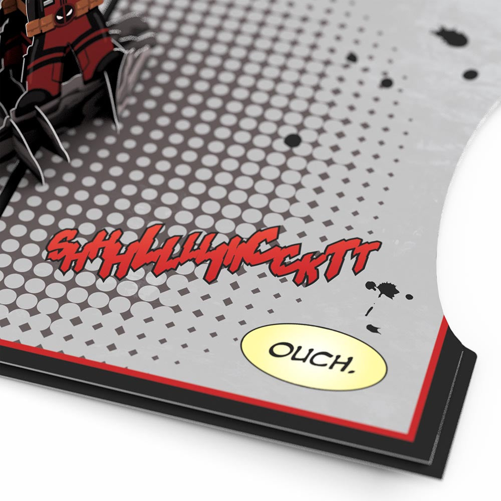 Marvel Deadpool Birthday 4-in-1 Nesting Card、mySite、solidvoid