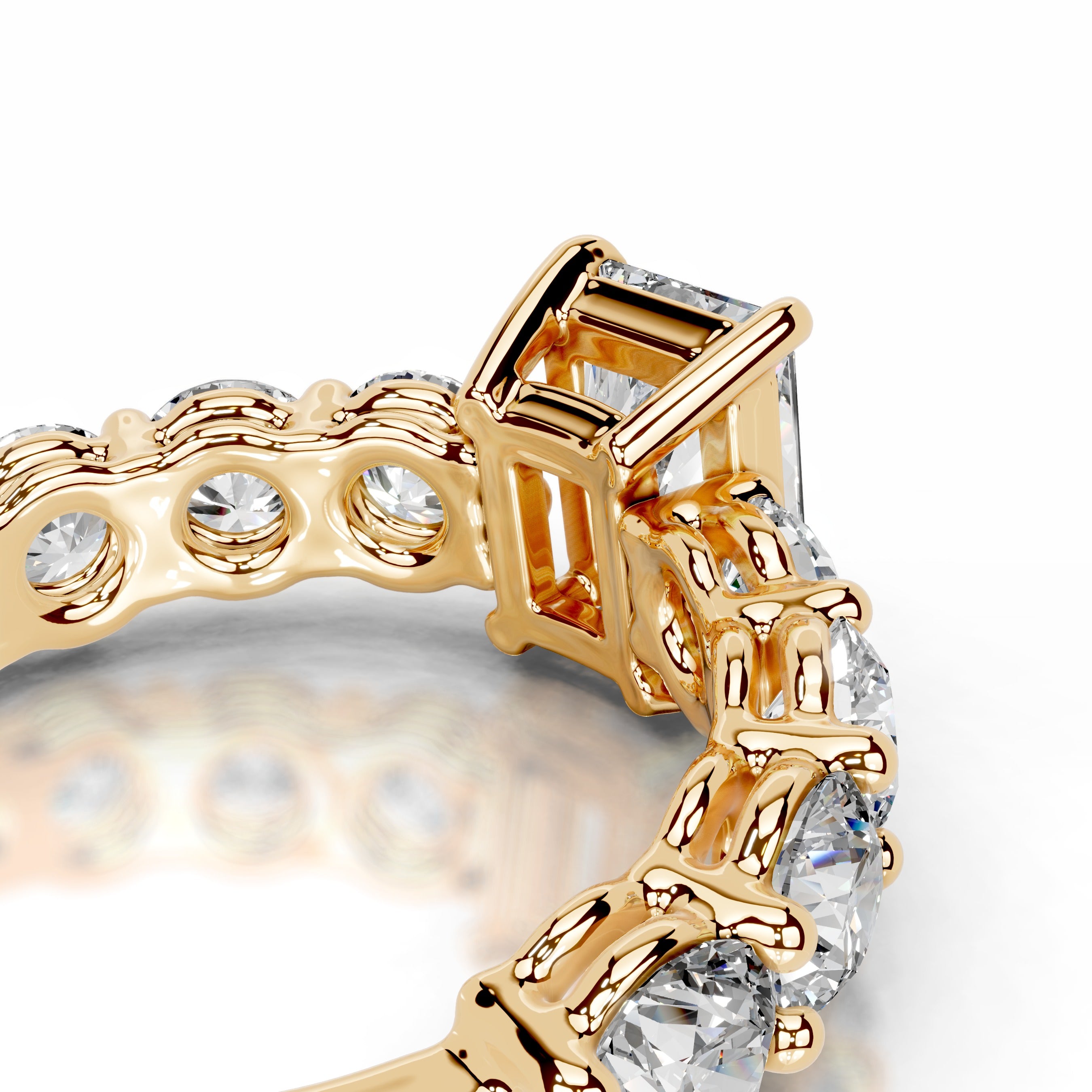 Odin Lab Grown Diamond Ring - 18K Yellow Gold、mySite、hinf8tx79