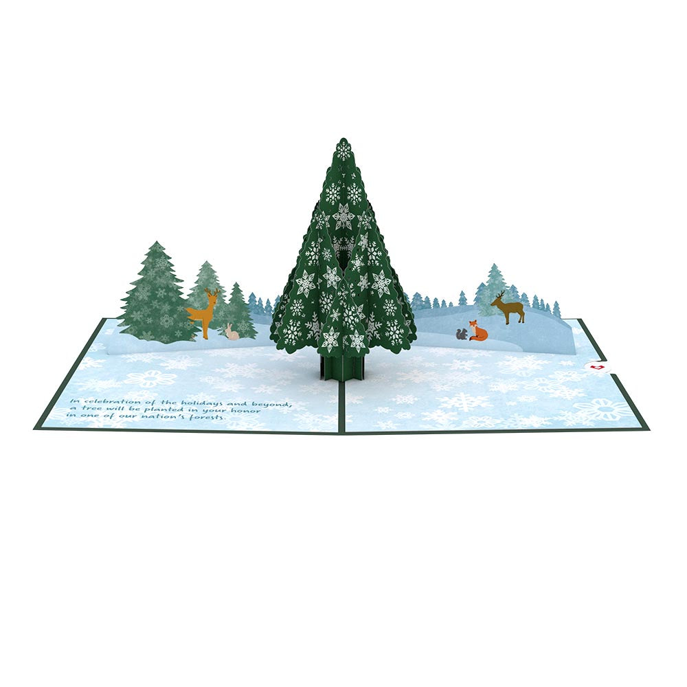 Arbor Day Foundation Holiday Tree Pop-Up Card、mySite、solidvoid