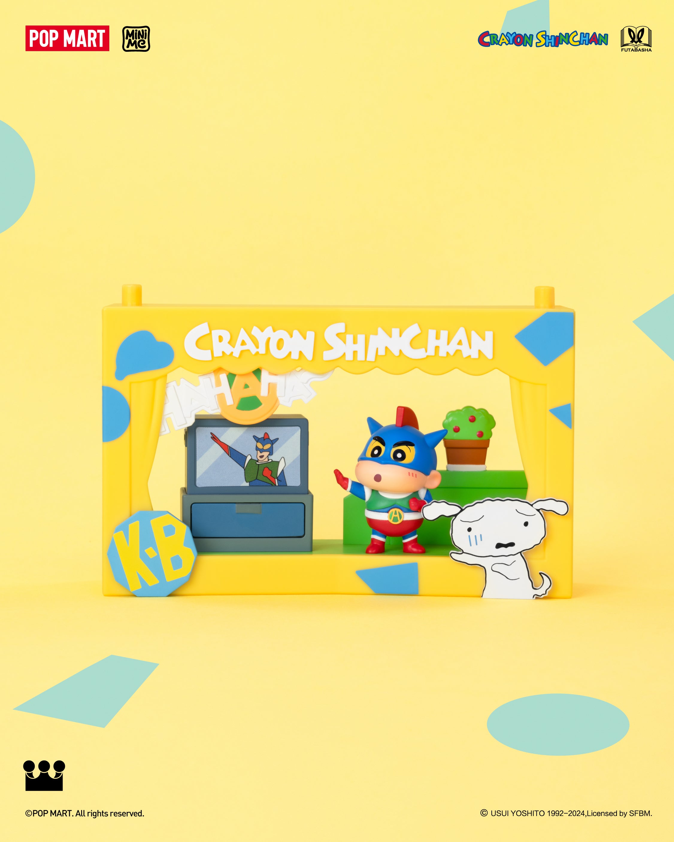 POP MART Crayon Shinchan Life Theatre Series Scene Sets、mySite、greenlandpopulation