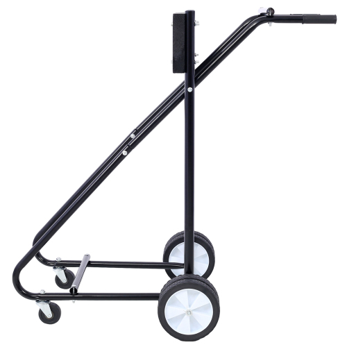 Outboard Boat Motor Stand, Engine Carrier Cart Dolly for Storage, 315lbs Weight Capacity, w/Wheels (black)、、eastwooduniform