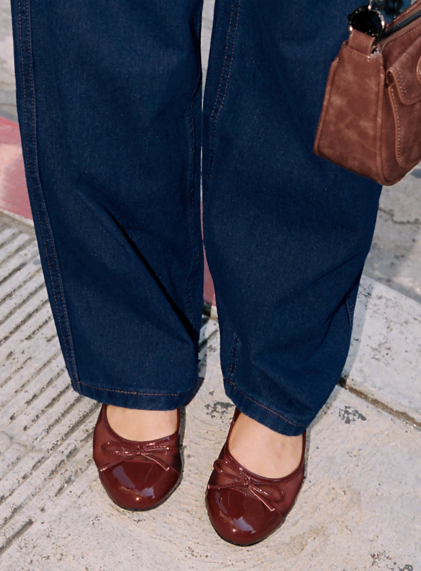 Therapy Ally Ballet Flats Cherry、mySite、solidvoid