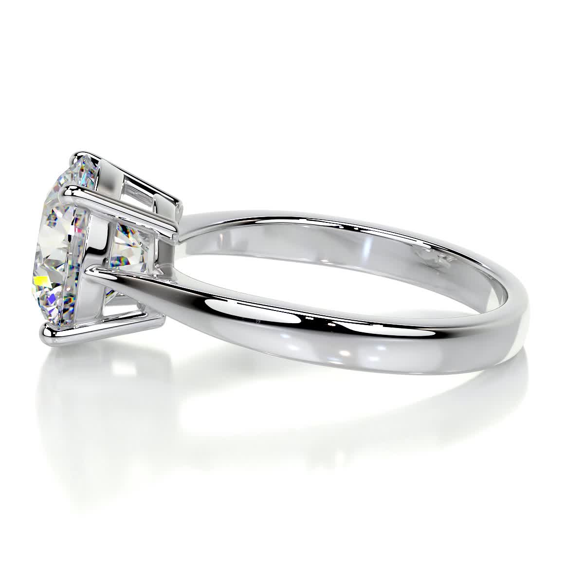 Kate Moissanite Ring -14K White Gold、mySite、hinf8tx79