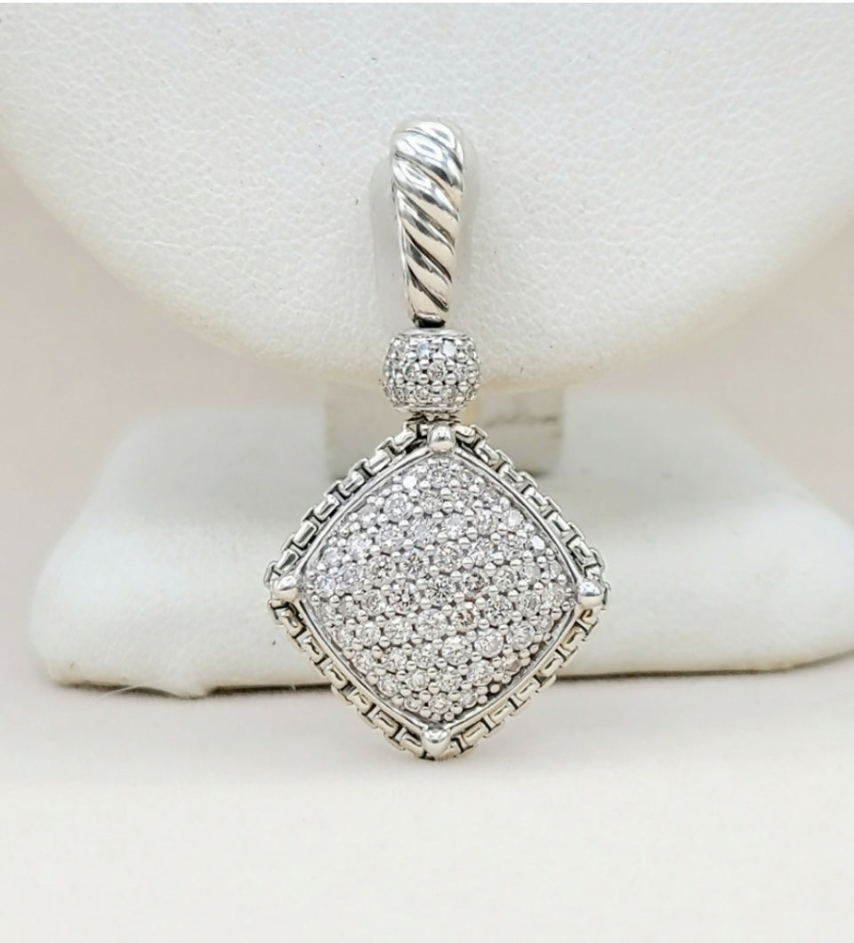 David Yurman Pave Cushion On Point Pendant 鈥?Diamonds、mySite、hinf8tx79