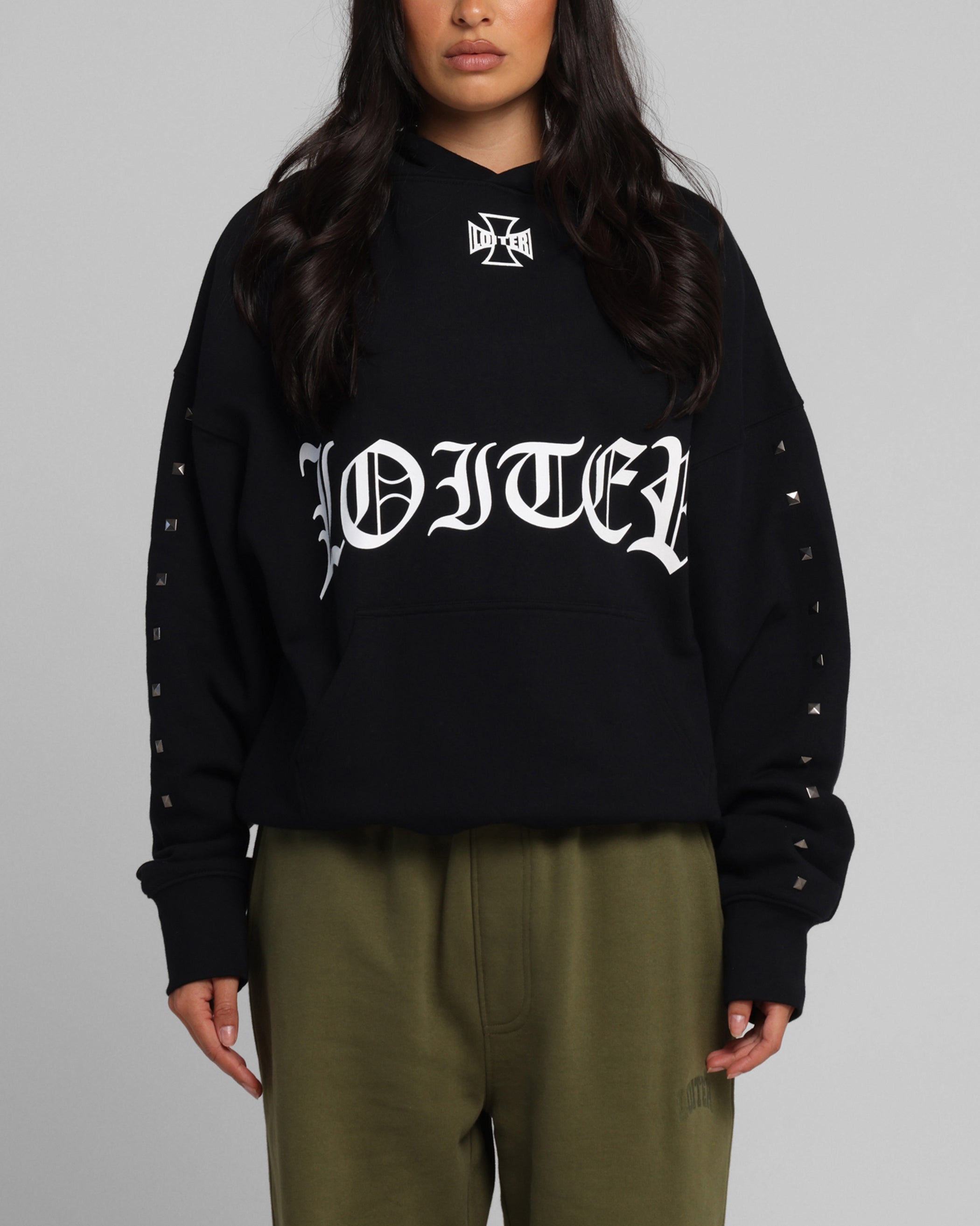 Loiter Bike Hoodie Black、mySite、zt4zffjzw