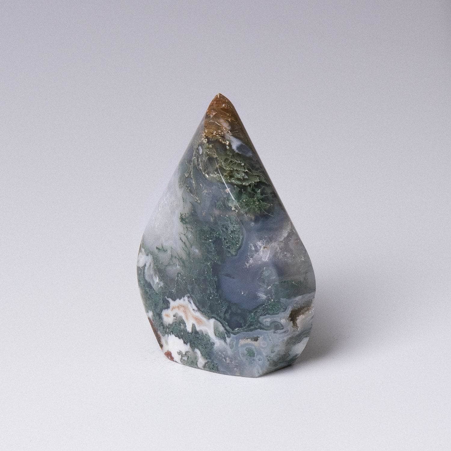 Moss Agate Flame Freeform Crystal、mySite、hinf8tx79