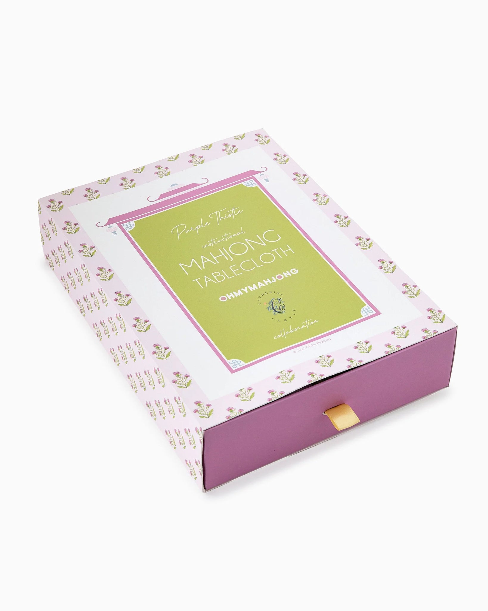  Purple Thistle Instructional Mahjong Tablecloth、mySite、elrpsem3k