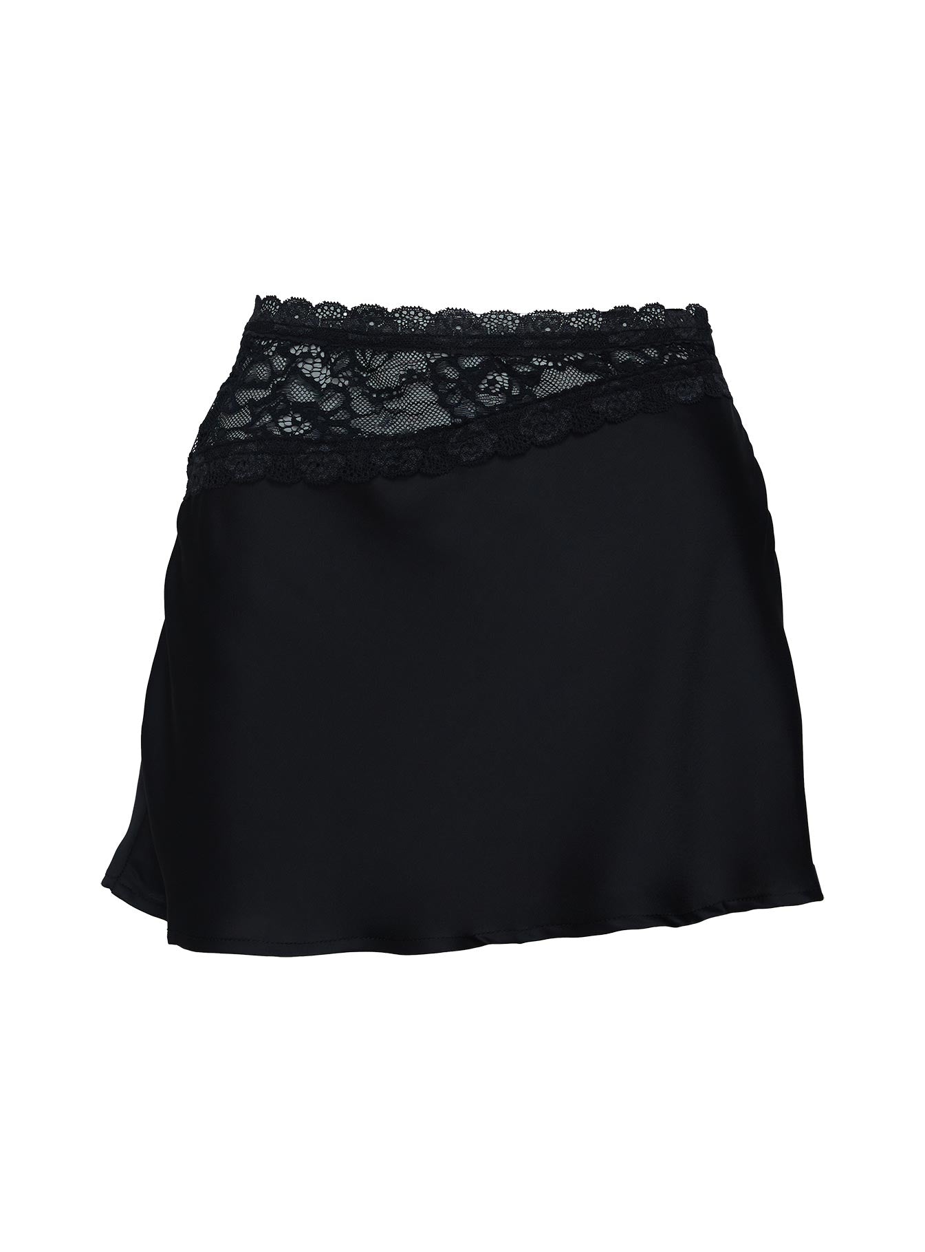 Pentacles Lace Mini Skirt Black、mySite、solidvoid