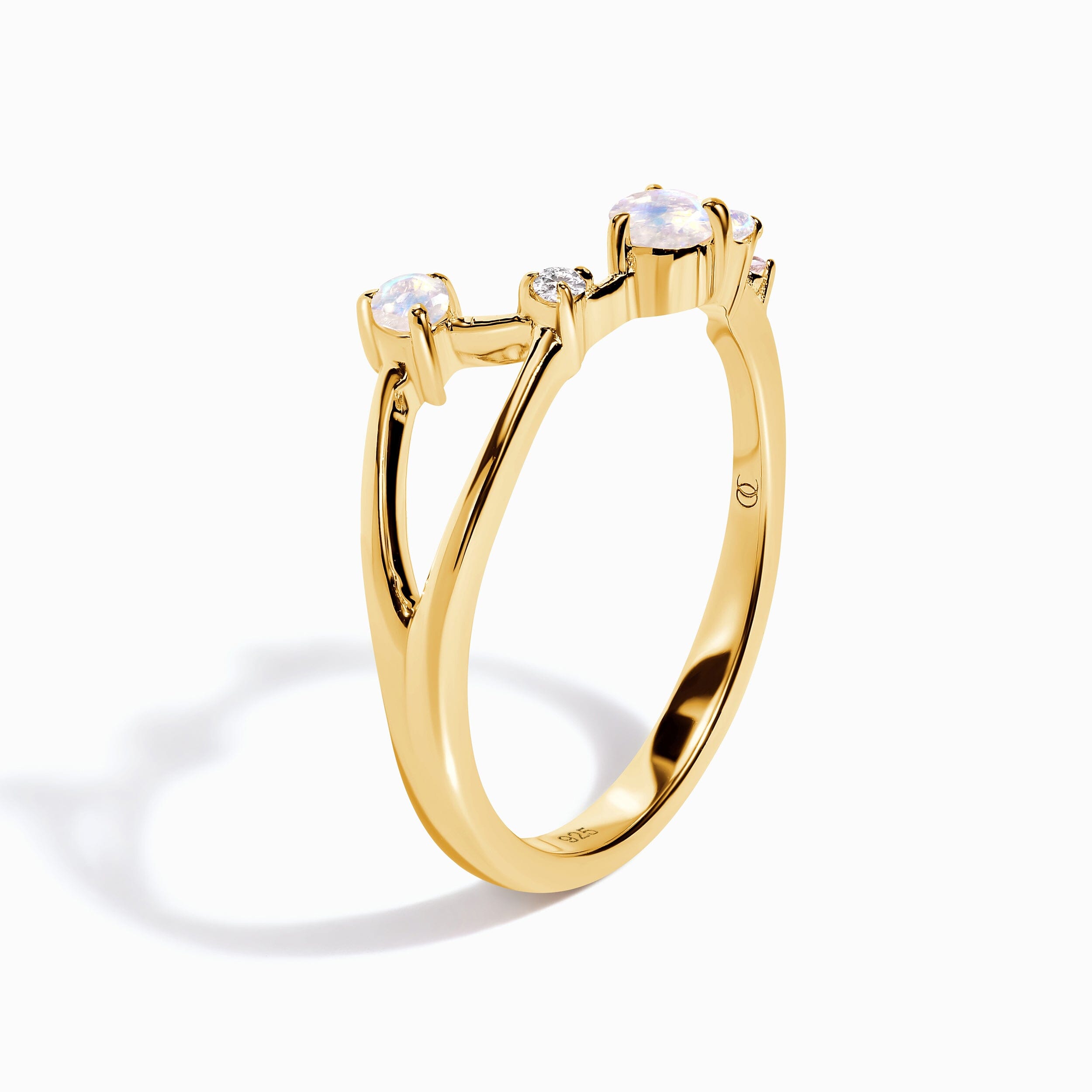 Moonstone Ring - Aries Zodiac Constellation、mySite、hinf8tx79