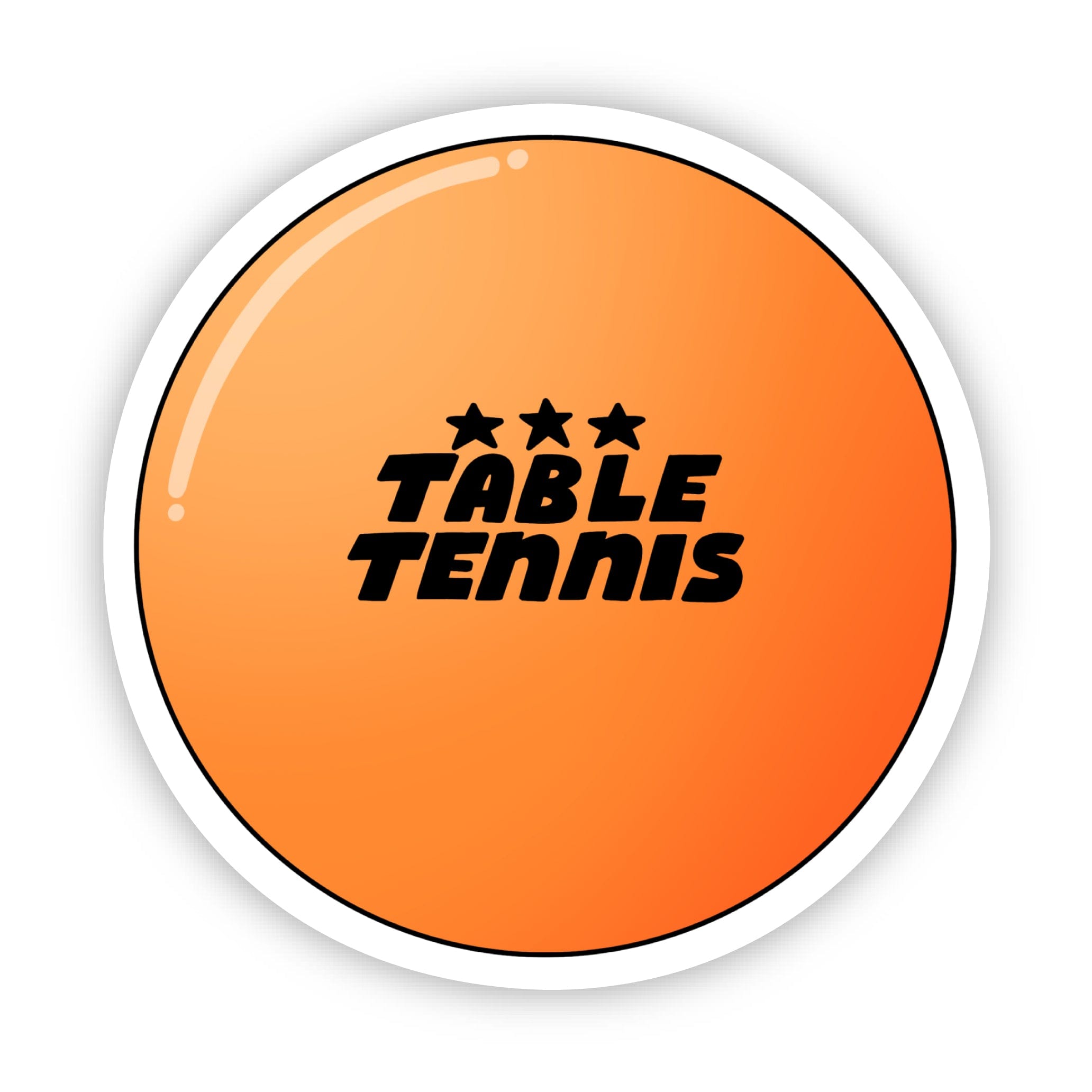  Table Tennis Ball Sticker、mySite、ghnorth
