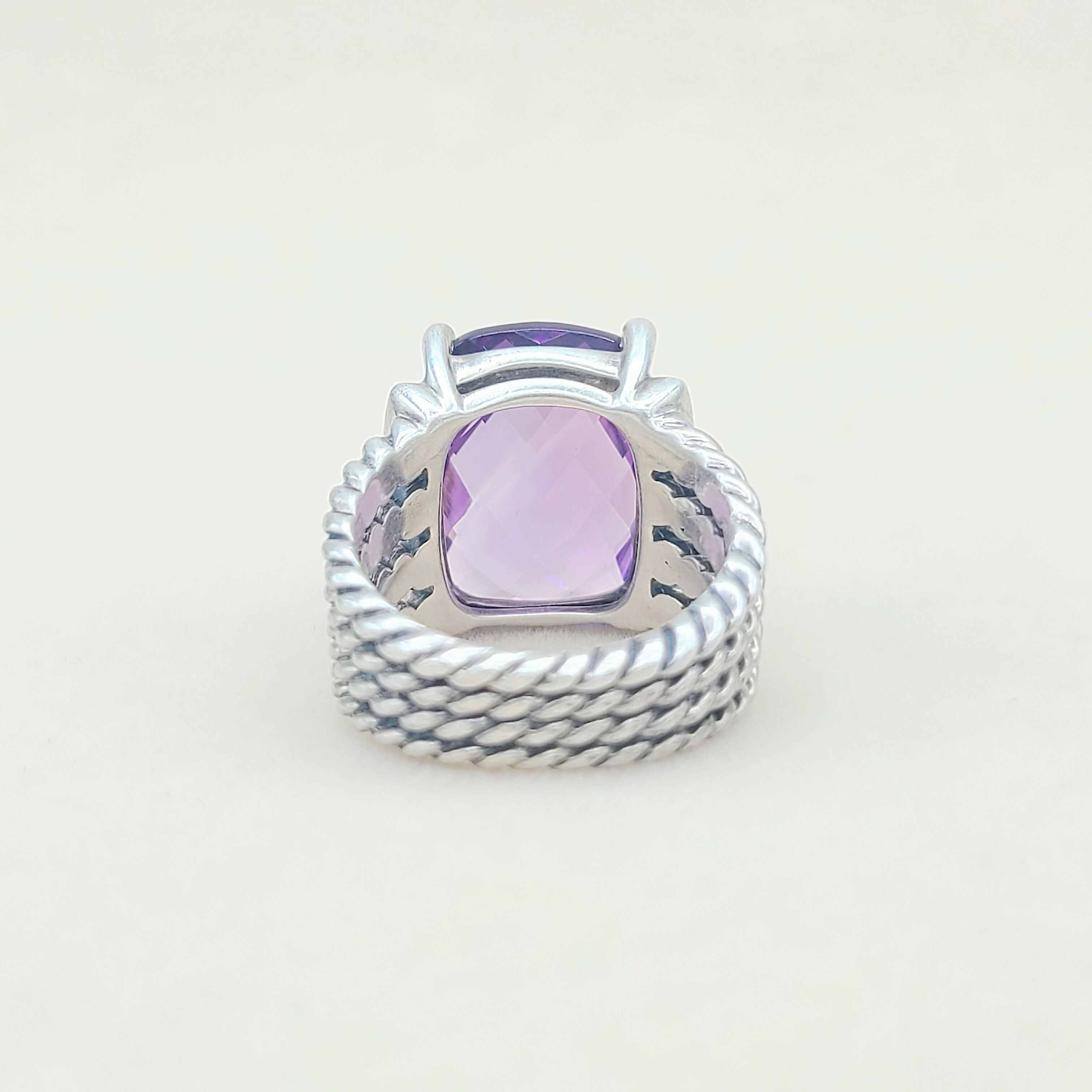 David Yurman Wheaton Ring 16x12 Amethyst & Diamonds、mySite、hinf8tx79