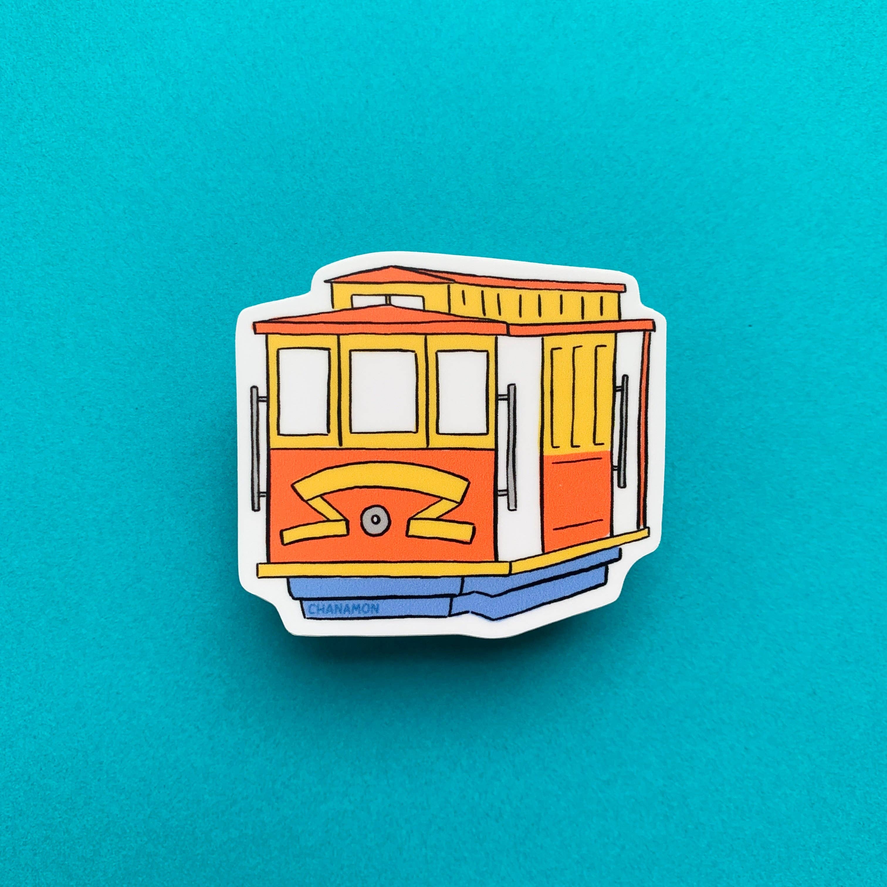 Maison Chanamon - Cable Car San Francisco Sticker、mySite、garagedoors4me