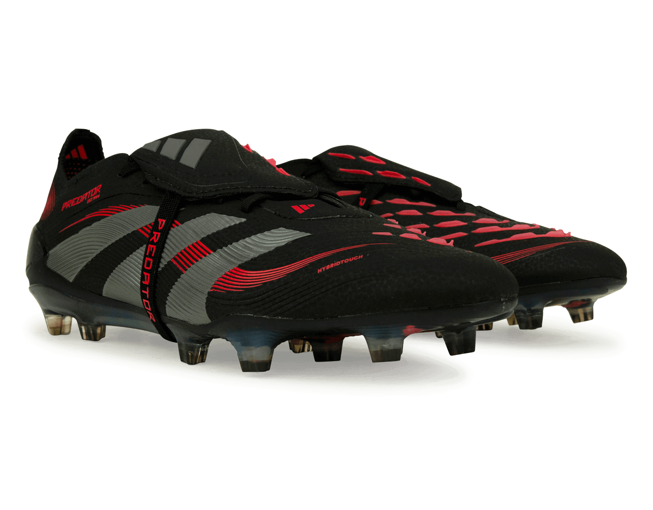adidas Men's Predator Elite Foldover Tongue FG Black/Metallic/Red、mySite、bottomscart