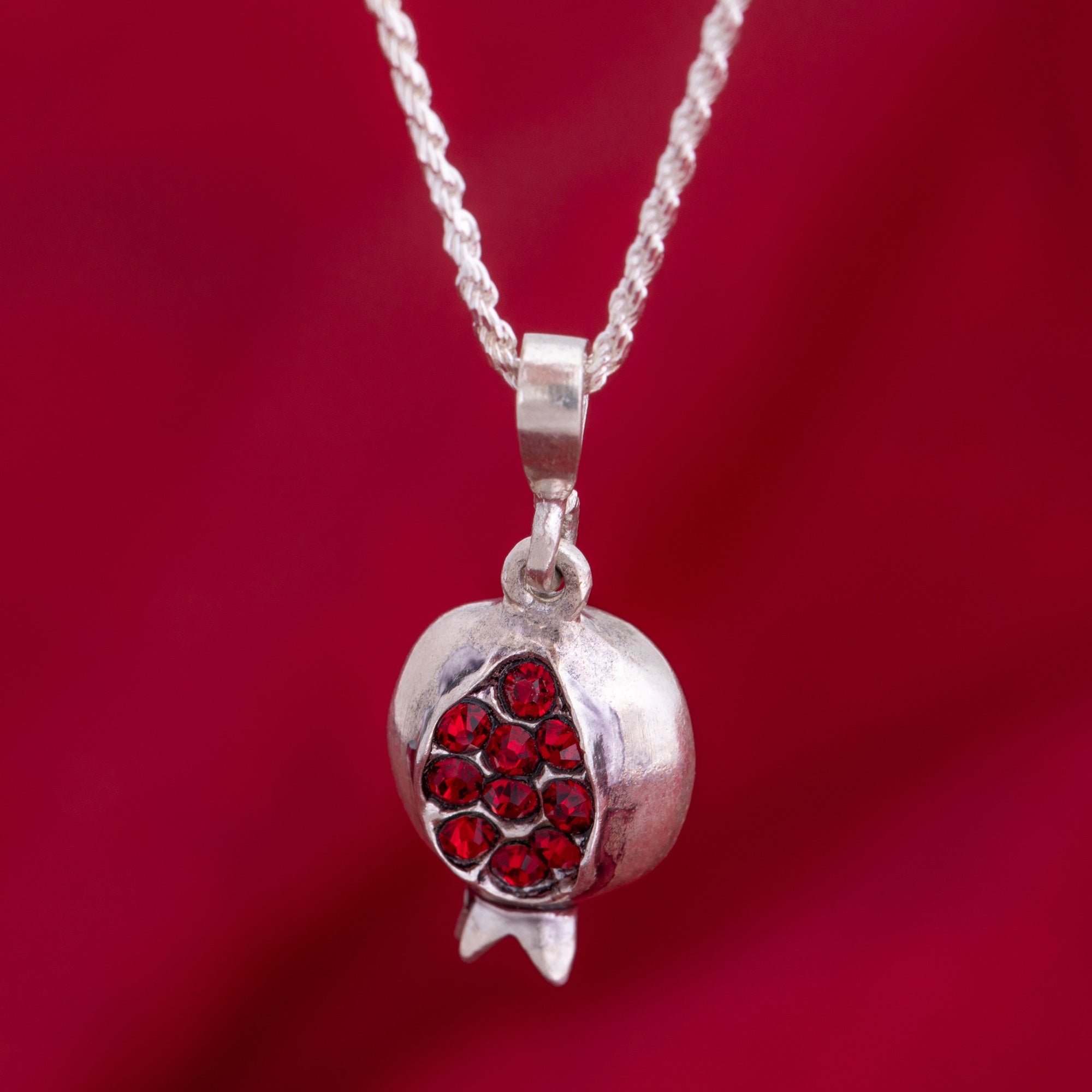 Sterling Pomegranate Armenian Necklace、mySite、camillekostekn