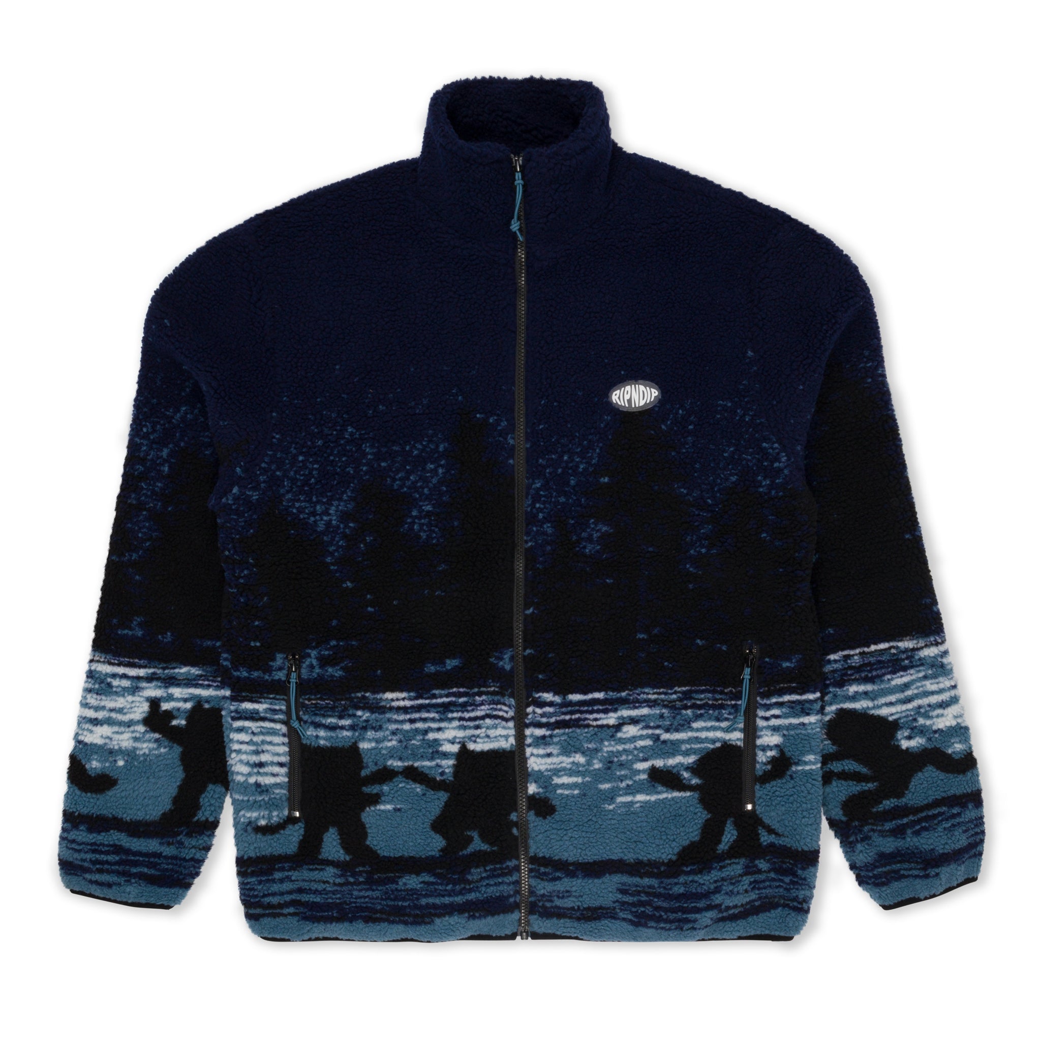  Cosmic Meadow Sherpa Jacket (Purple/Slate)、mySite、merchandisen