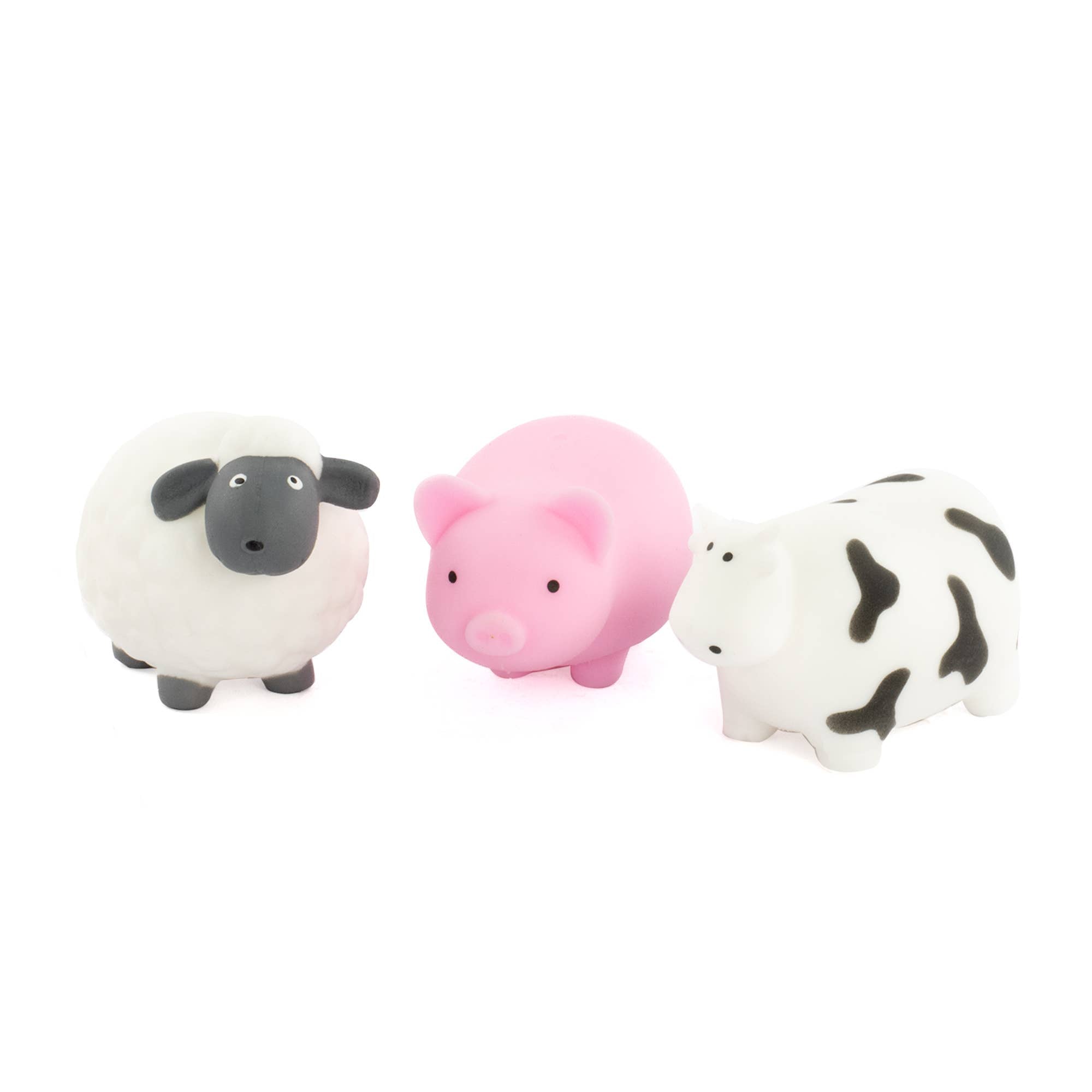 Farm Squeezies Squishy Pig, Cow or Sheep Fidget Toy、mySite、g9winljtr