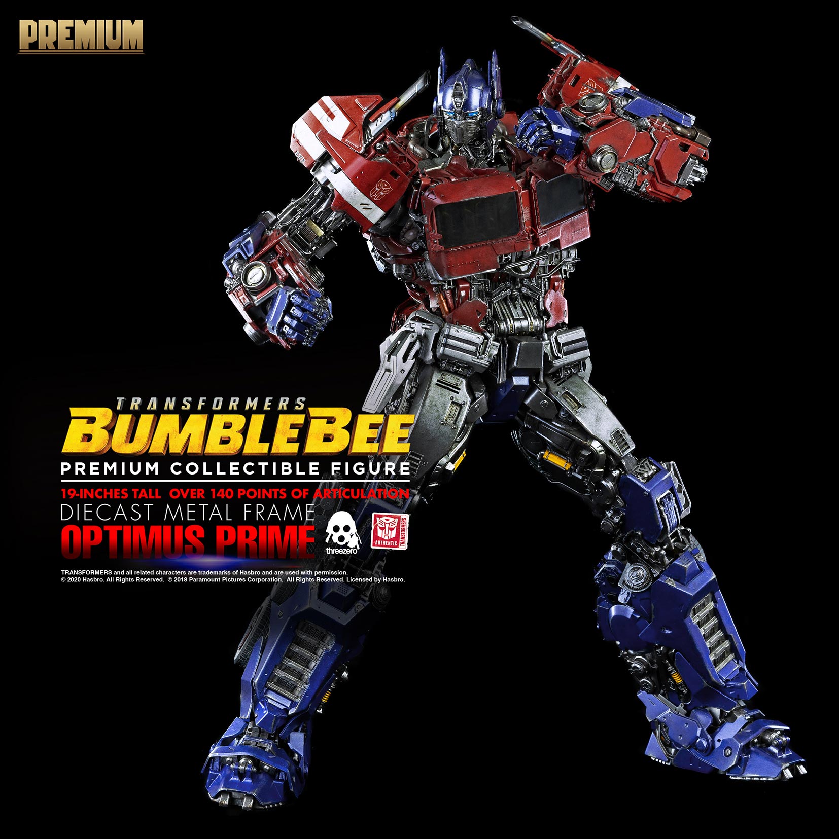Threezero Transformers: Bumblebee Premium Collectible Optimus Prime、mySite、hgirdovlk