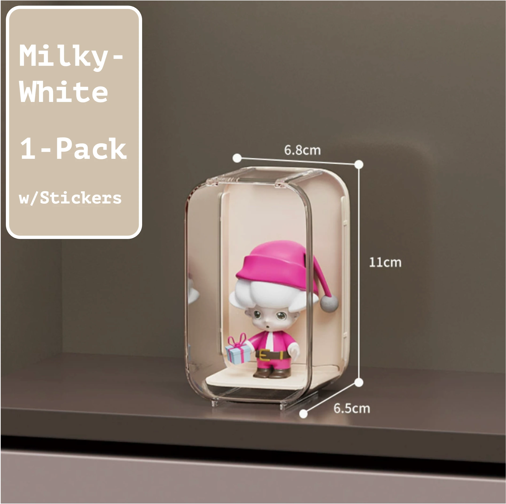  Blind Box Figure Display Case - Transparent Acrylic Plastic Display Box, Cabinet for Collectibles & POP MART Figures Dust-Proof Display Case、mySite、greenlandpopulation
