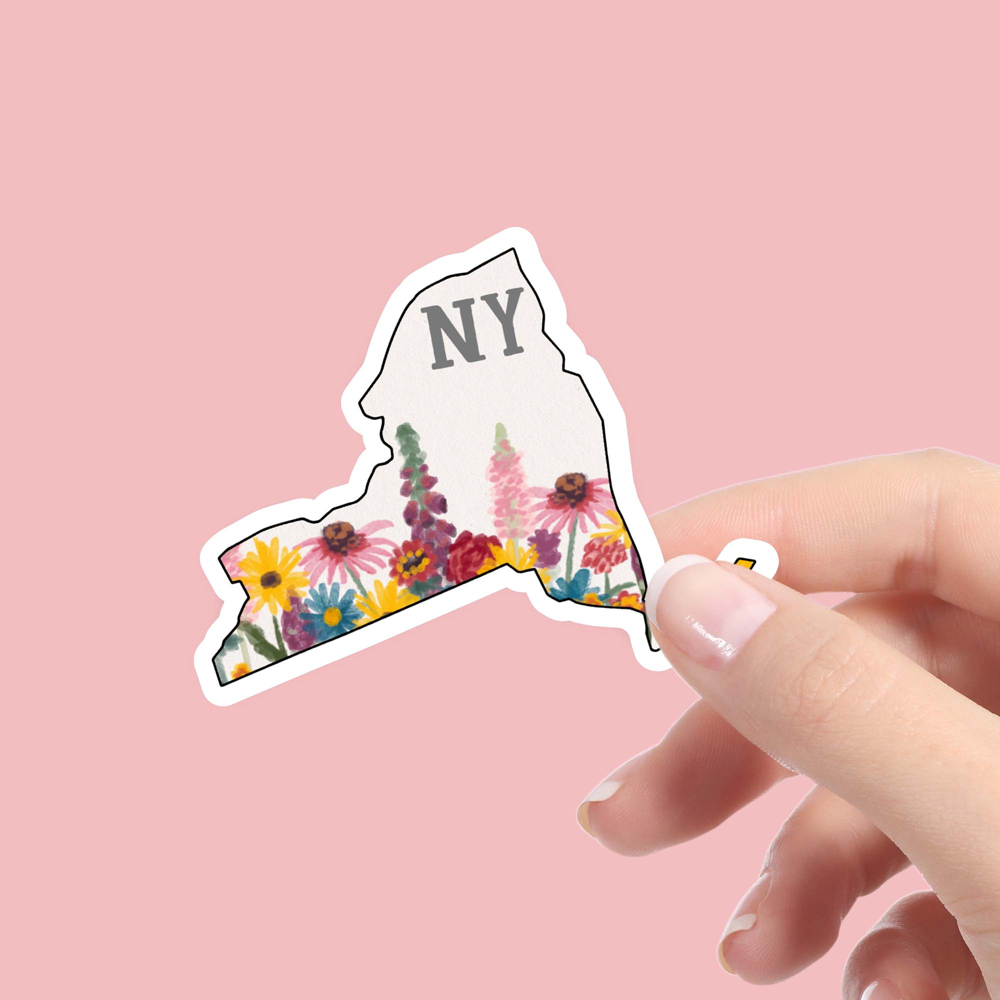  New York Painterly Pattern Sticker、mySite、ghnorth