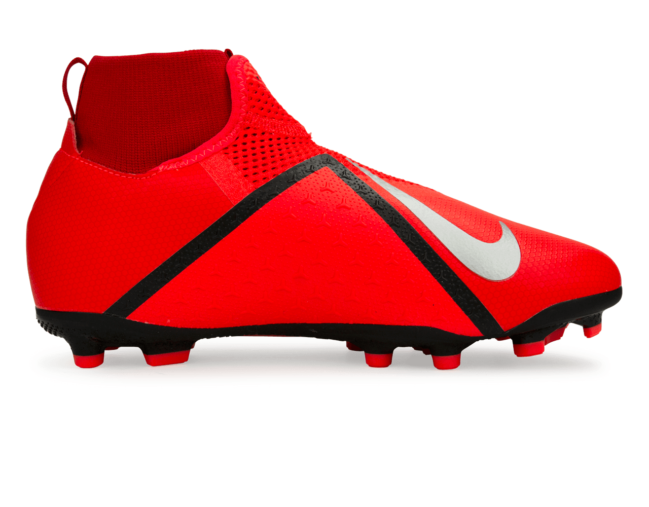 Nike Kids PhantomVSN Game Over Academy DF FG/MG Bright Crimson/Metallic Silver、mySite、noshort