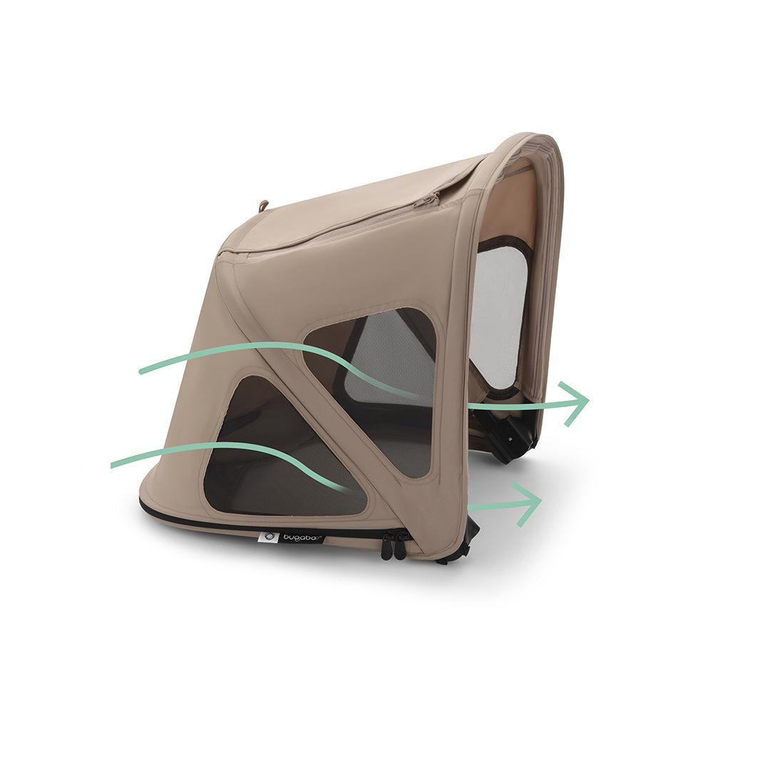  Bugaboo Fox/Fox Cub Breezy Sun Canopy V2 - Dune Taupe、mySite、merchandisen