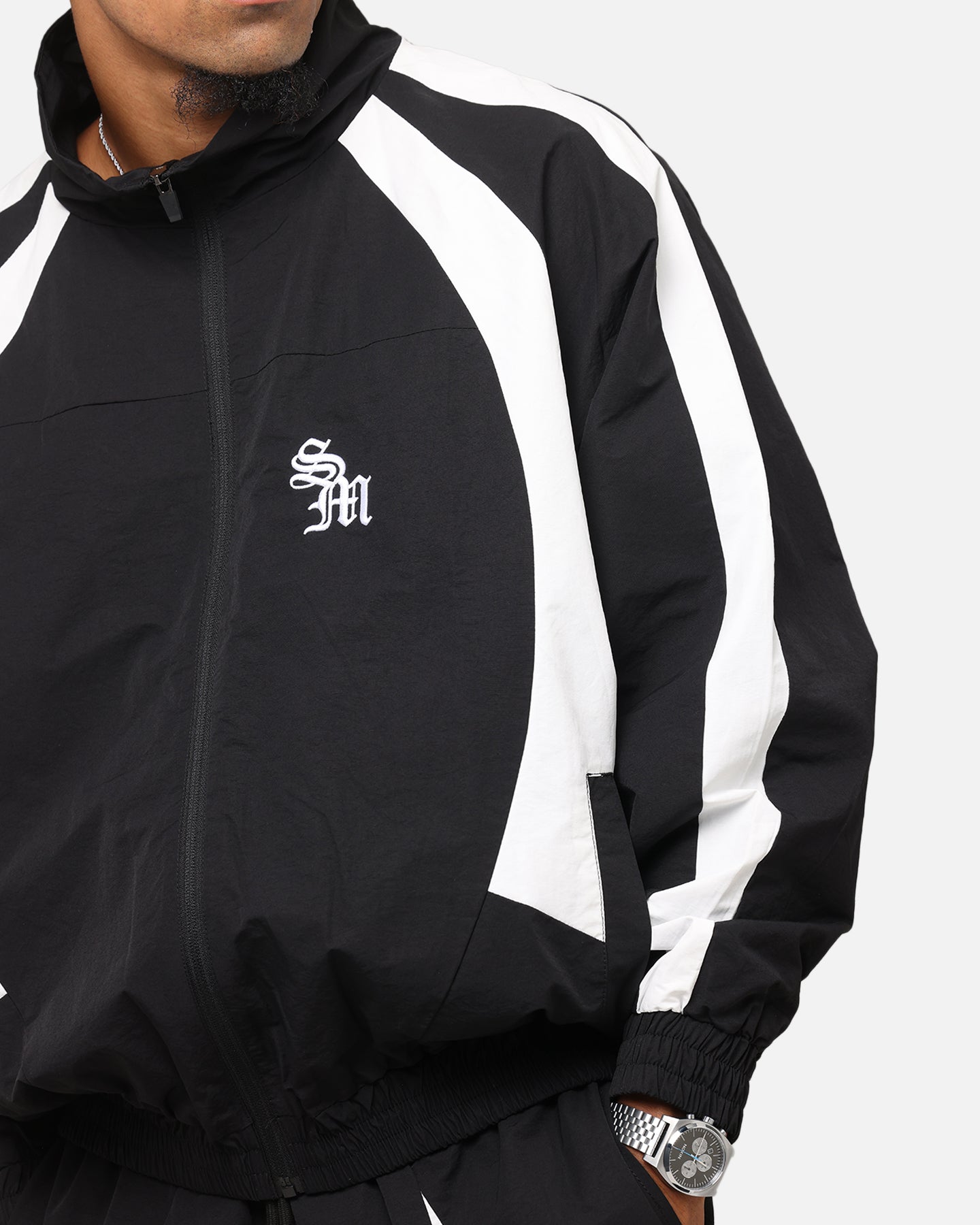 Saint Morta Oblivion Windbreaker Jacket Black/White、mySite、zt4zffjzw