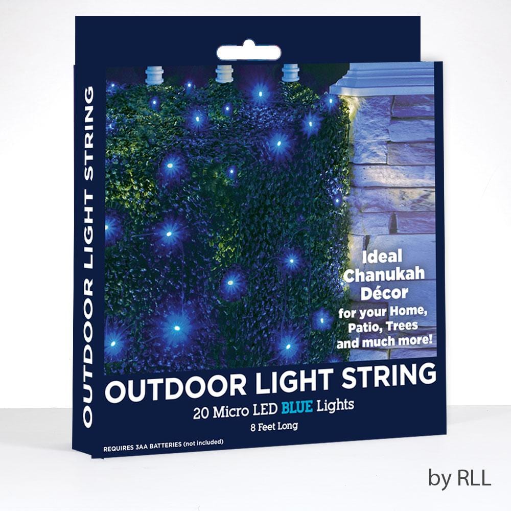 Outdoor Light String with 20 Micro LED Blue Lights、mySite、topwebapps
