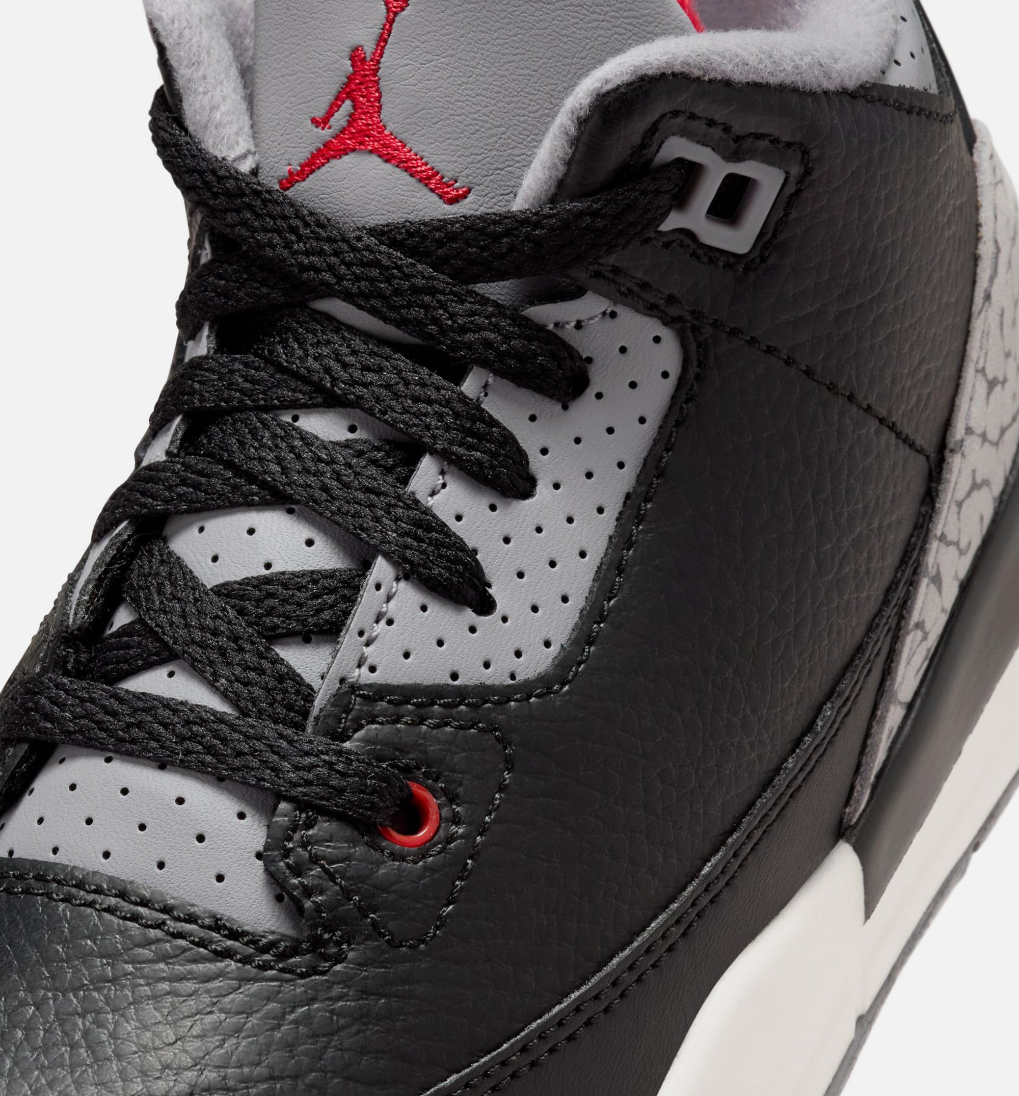 Air Jordan 3 Retro Black Cement Preschool Lifestyle Shoe - Black/Fire Red/Cement Grey/Summit White、mySite、dreamappss