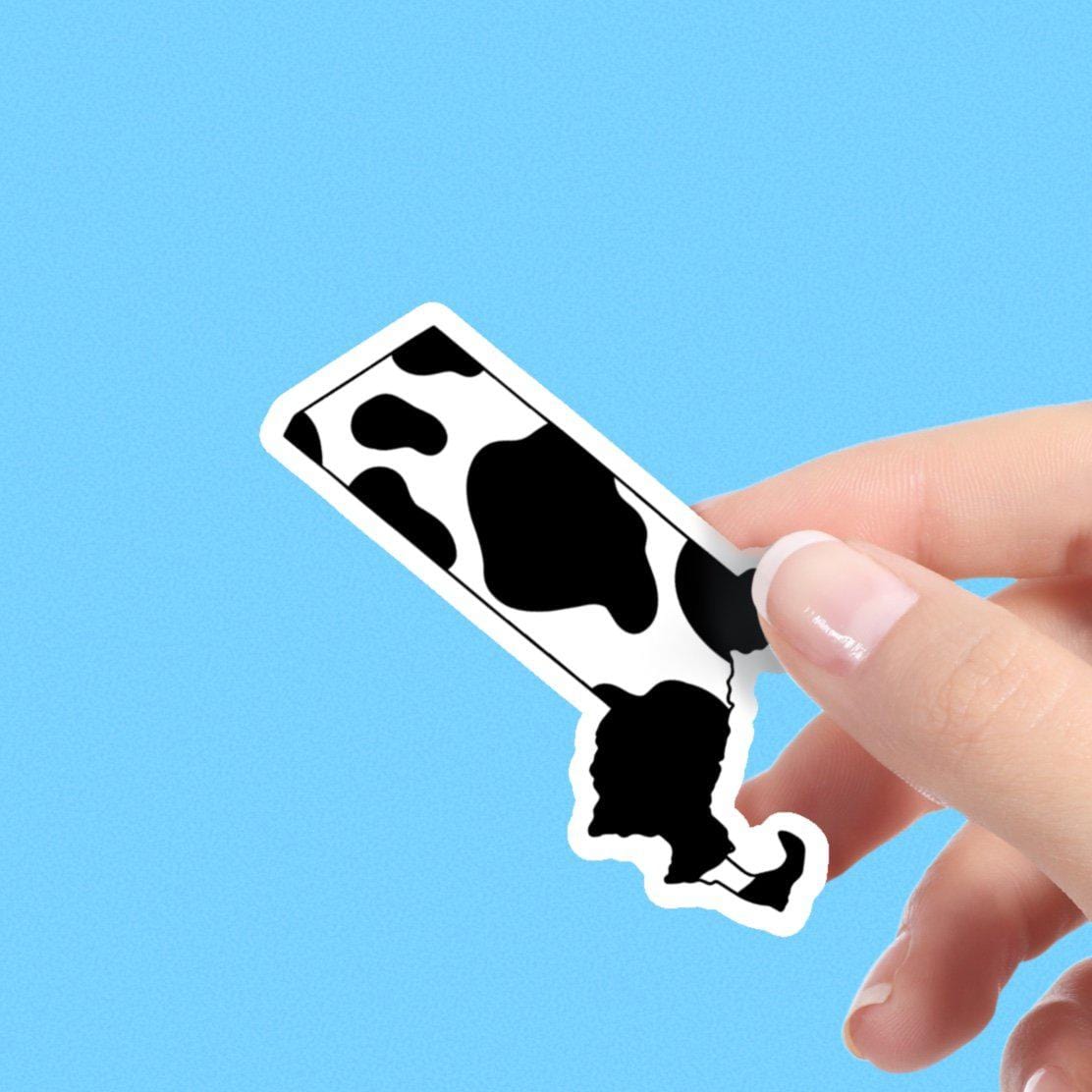  Massachusetts Cow Pattern Sticker、mySite、elrpsem3k
