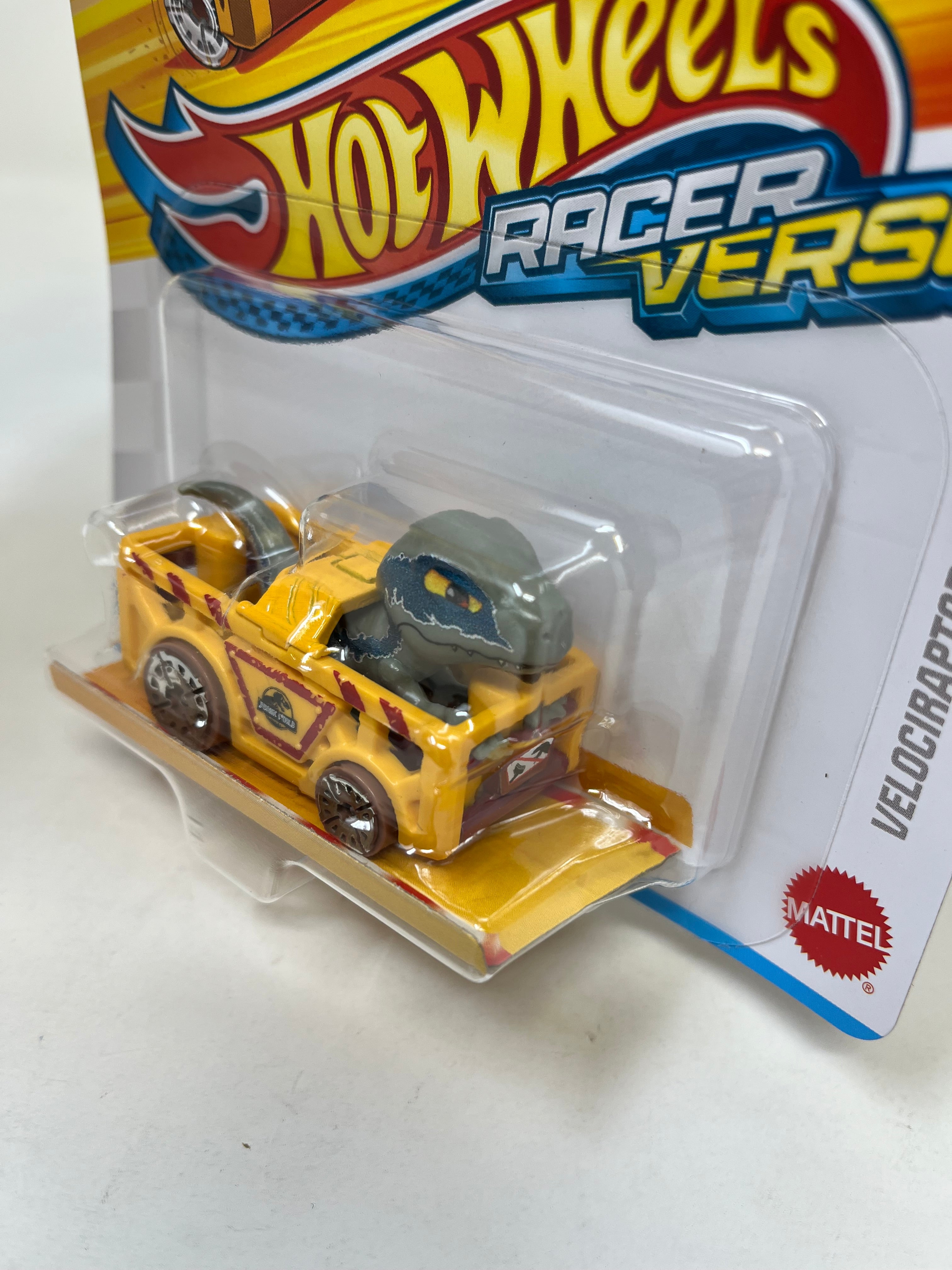 JURASSIC WORLD Velociraptor Blue Racer Verse * Hot Wheels Marvel Character Cars Case F、mySite、hgirdovlk